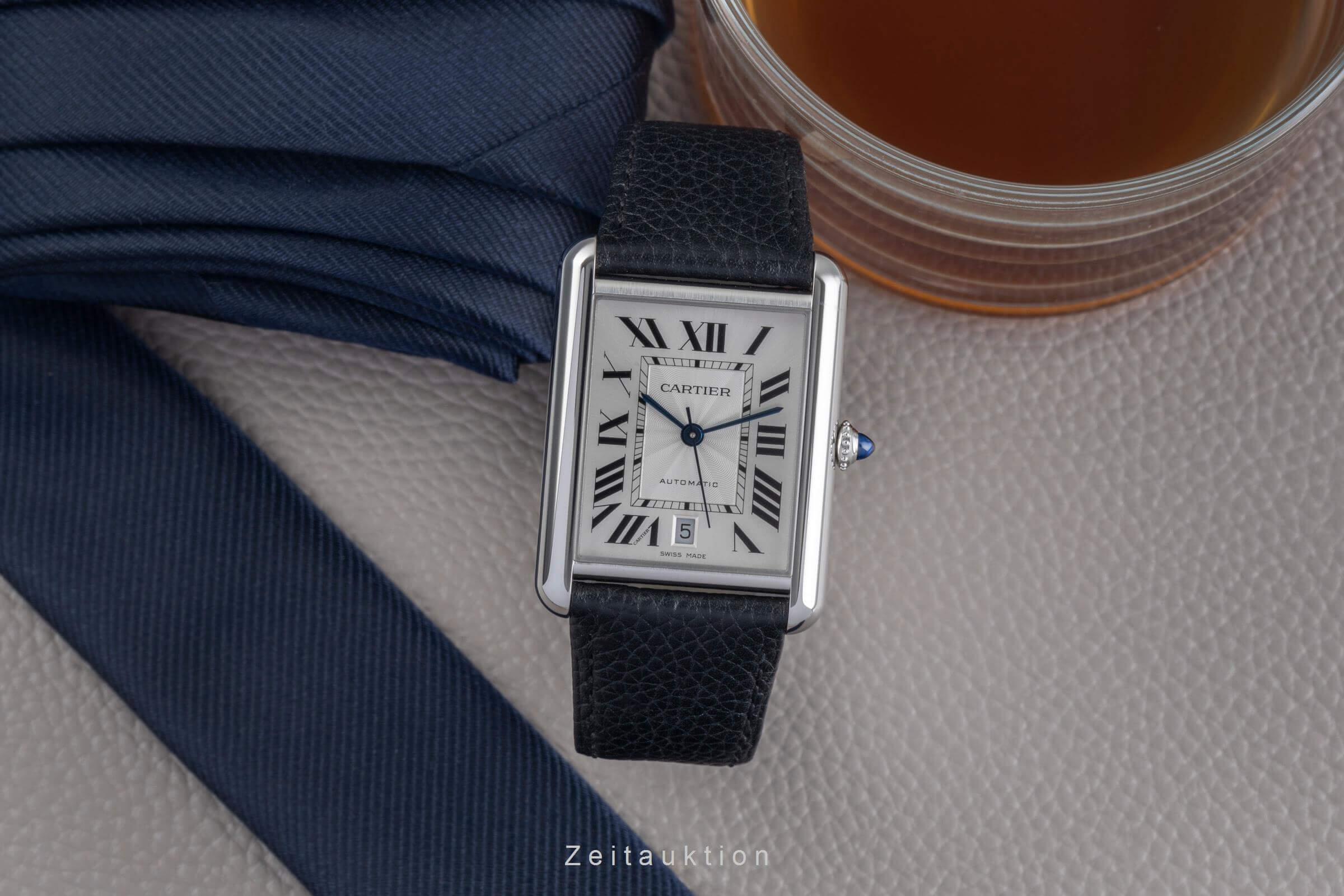 Cartier Tank steel automatic Kal. 1847MC Ref. WSTA0040  | Zeitauktion