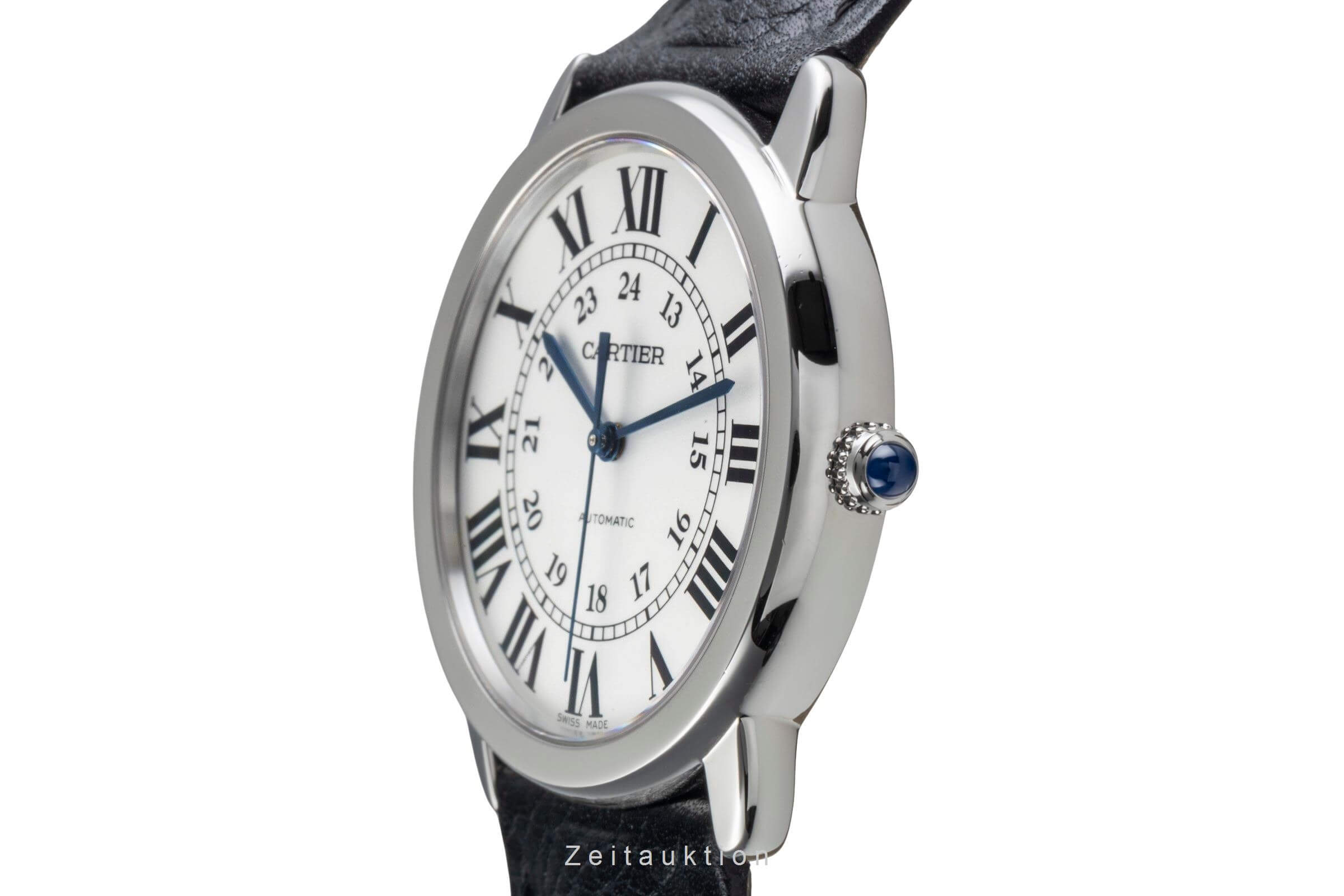 Cartier Ronde Solo steel automatic Kal. 076 Ref. WSRN0021  | Zeitauktion