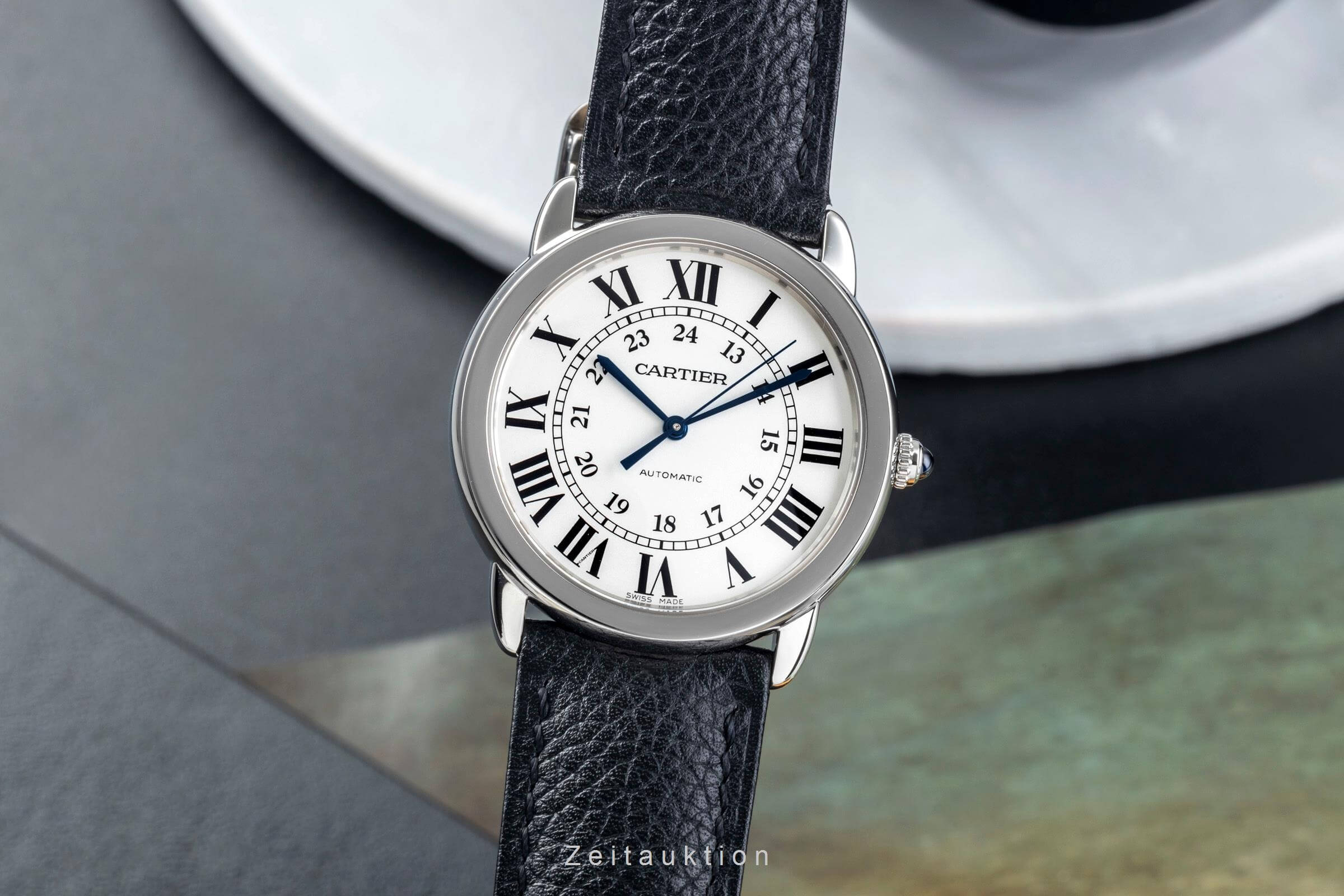 Cartier Ronde Solo steel automatic Kal. 076 Ref. WSRN0021  | Zeitauktion