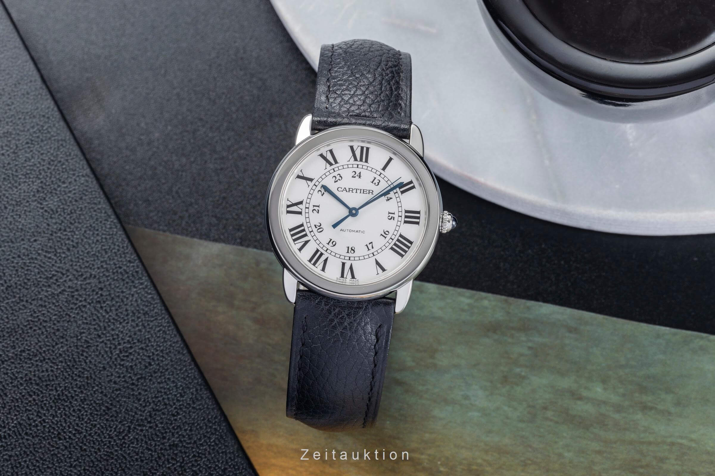 Cartier Ronde Solo steel automatic Kal. 076 Ref. WSRN0021  | Zeitauktion