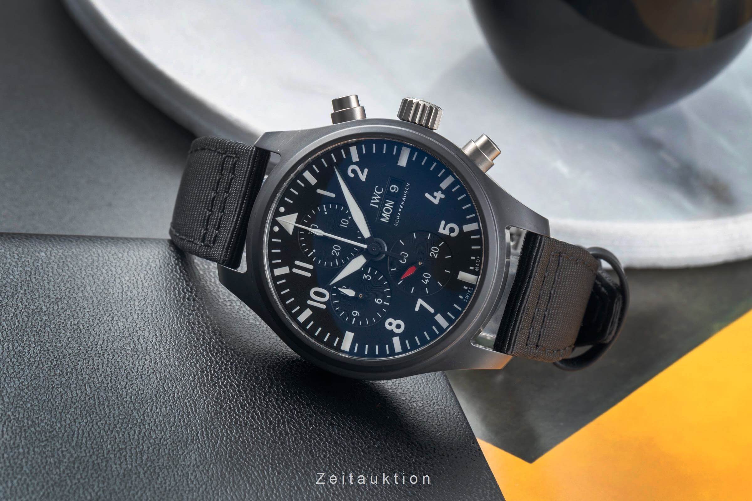 IWC Pilot chronograph ceramic automatic Kal. C.69380 Ref. IW389101  | Zeitauktion
