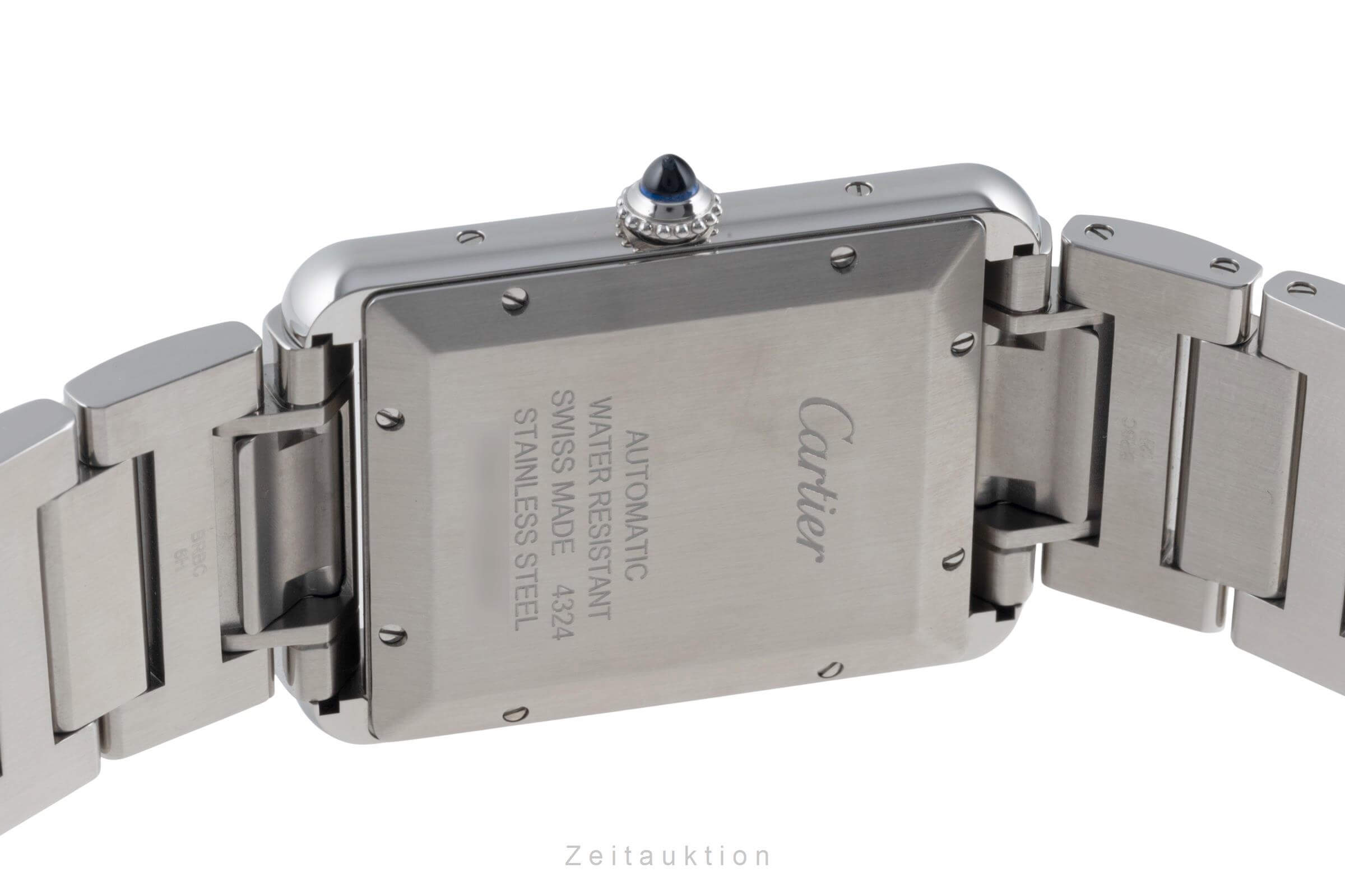 Cartier Tank steel automatic Kal. 1847 MC Ref. WSTA0053  | Zeitauktion