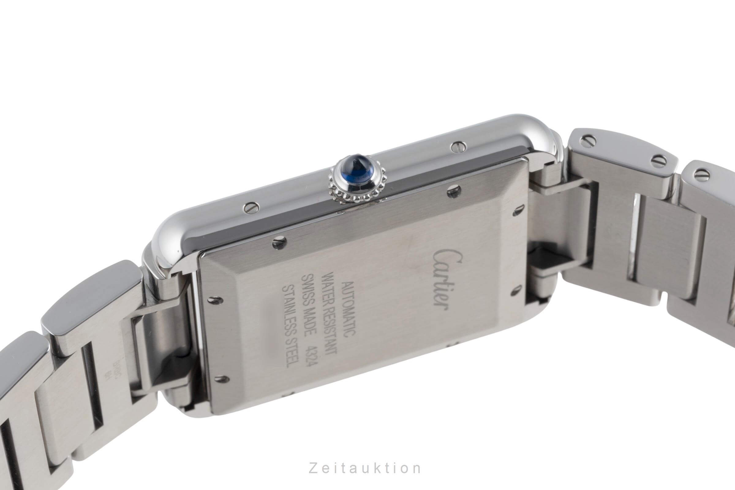 Cartier Tank steel automatic Kal. 1847 MC Ref. WSTA0053  | Zeitauktion