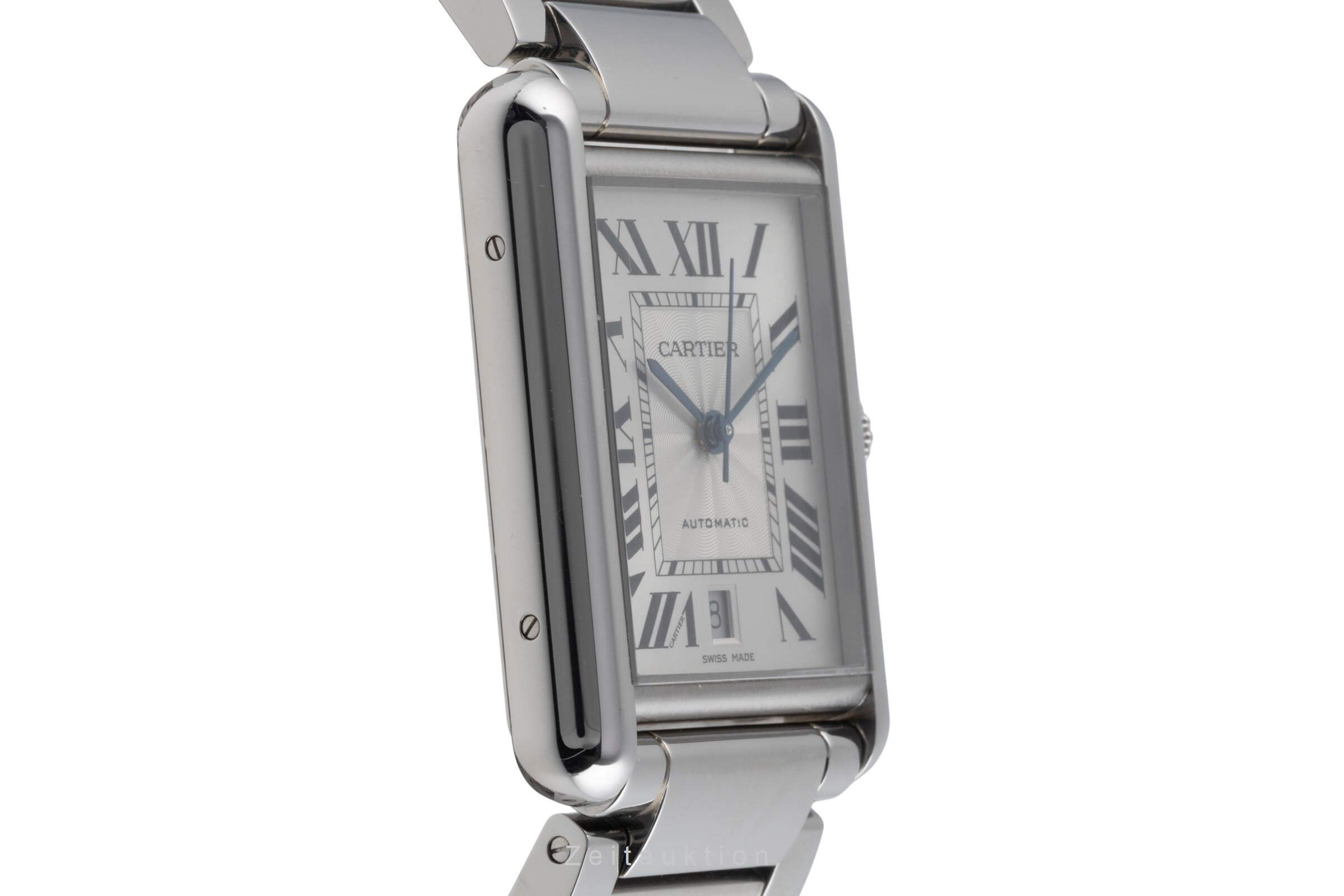 Cartier Tank steel automatic Kal. 1847 MC Ref. WSTA0053  | Zeitauktion