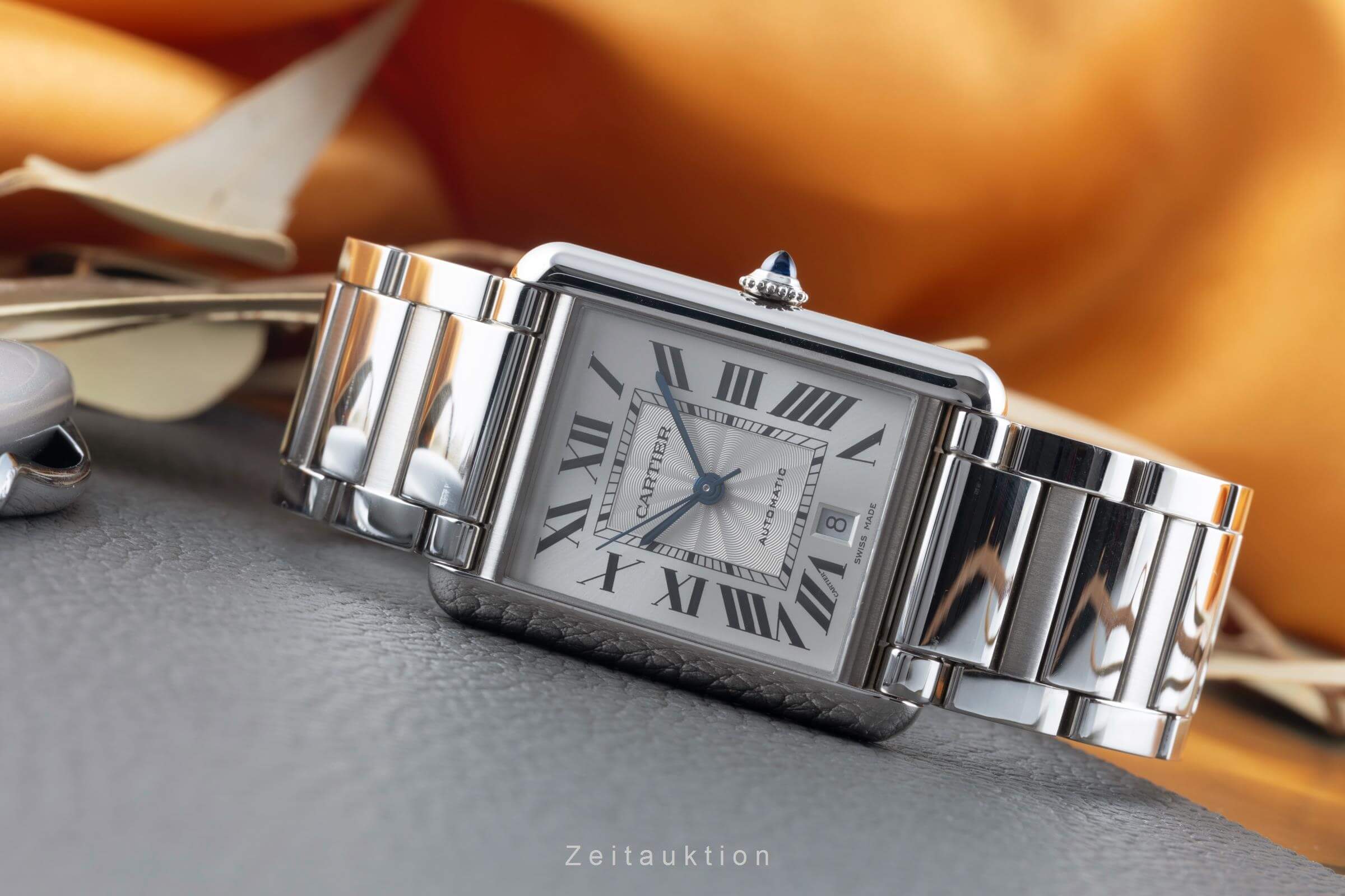 Cartier Tank steel automatic Kal. 1847 MC Ref. WSTA0053  | Zeitauktion