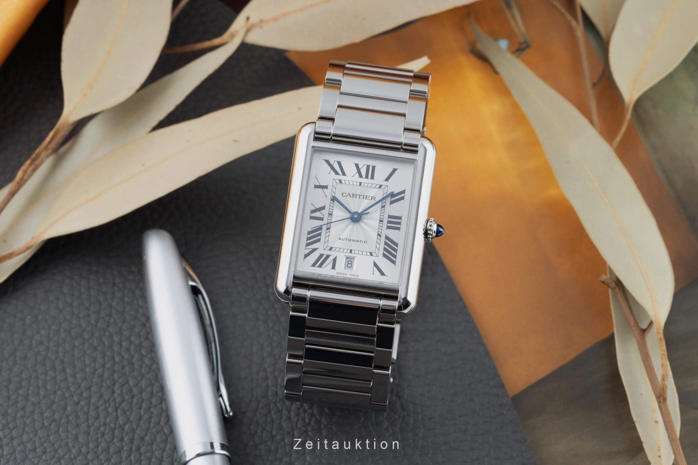 Cartier Tank steel automatic Kal. 1847 MC Ref. WSTA0053  | Zeitauktion