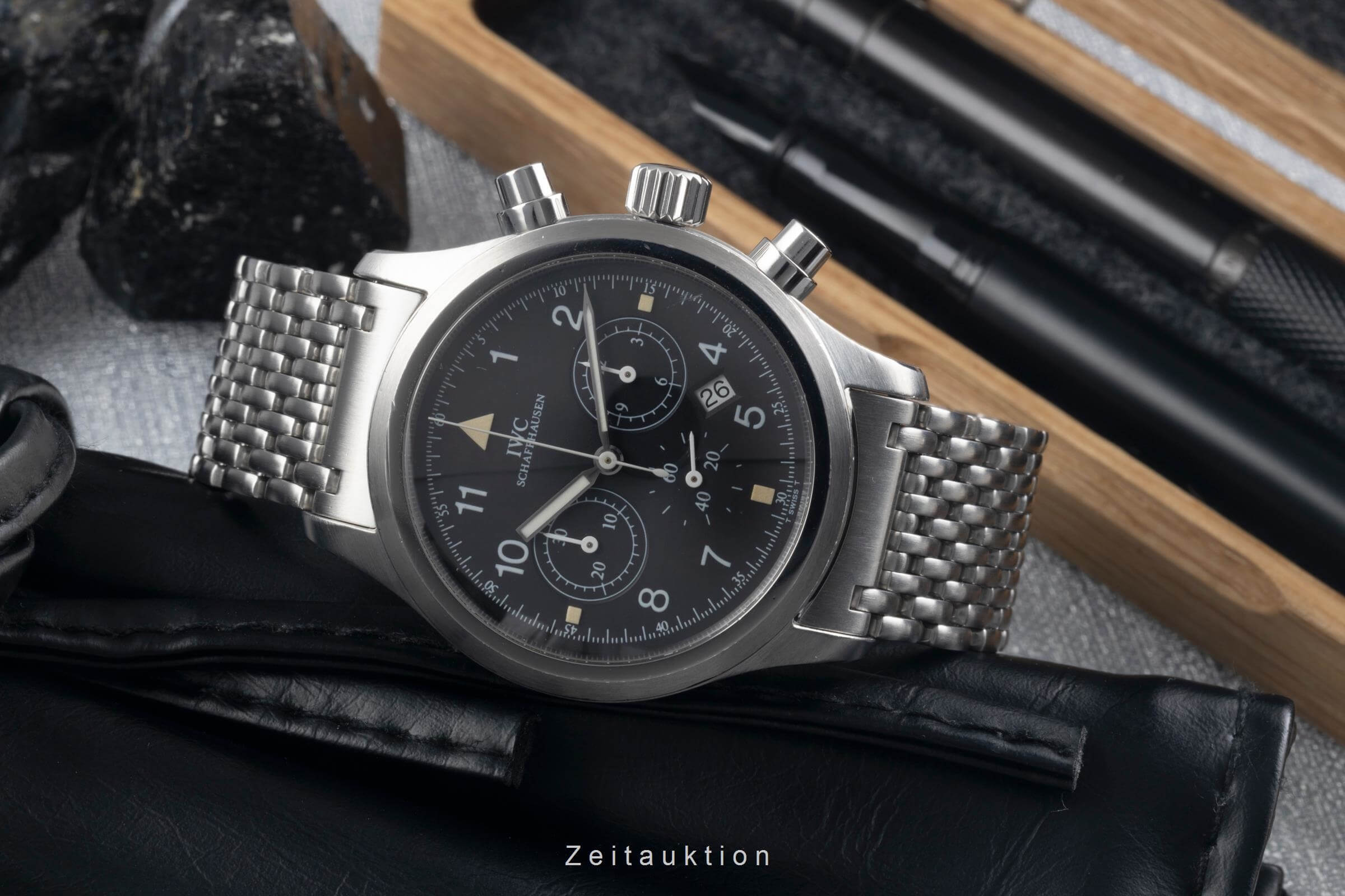 IWC Fliegerchronograph chronograph steel quartz Kal. 630 Ref. IW374101  | Zeitauktion