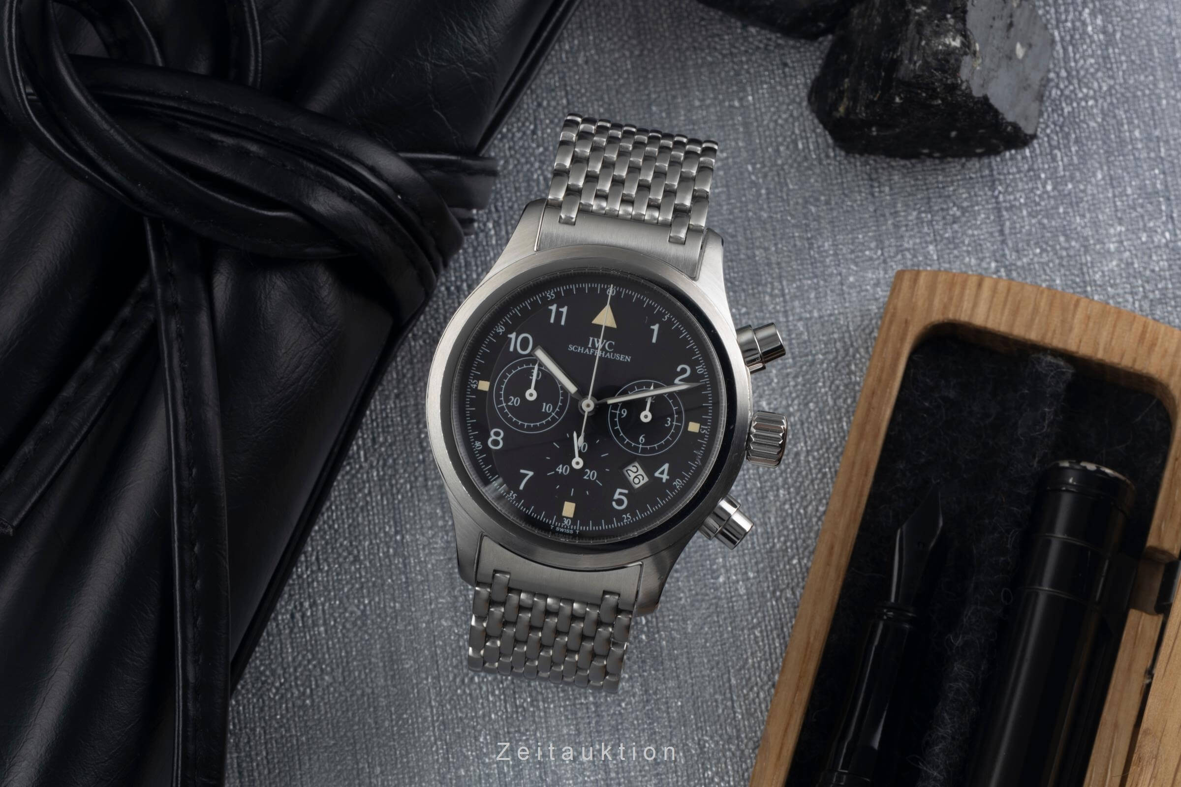 IWC Fliegerchronograph chronograph steel quartz Kal. 630 Ref. IW374101  | Zeitauktion