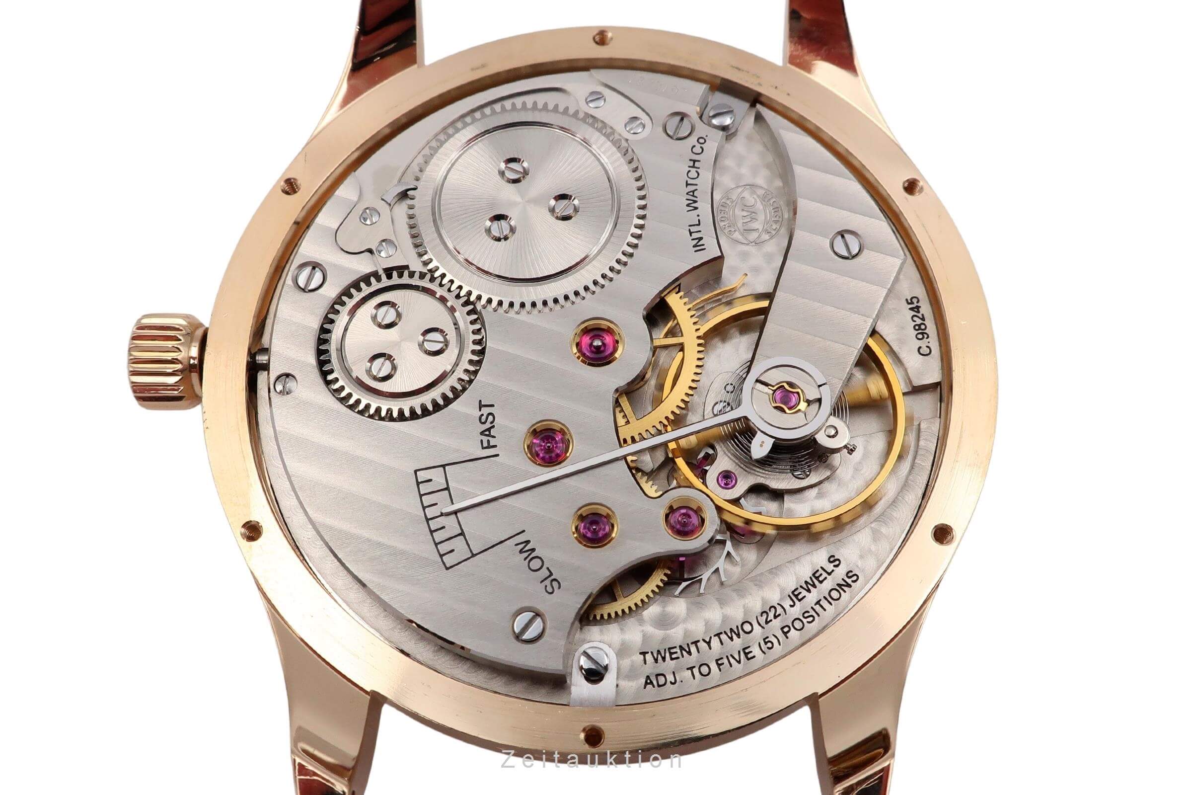 IWC Portugieser 18 ct gold manual winding Kal. C.98245 Ref. IW544402  | Zeitauktion