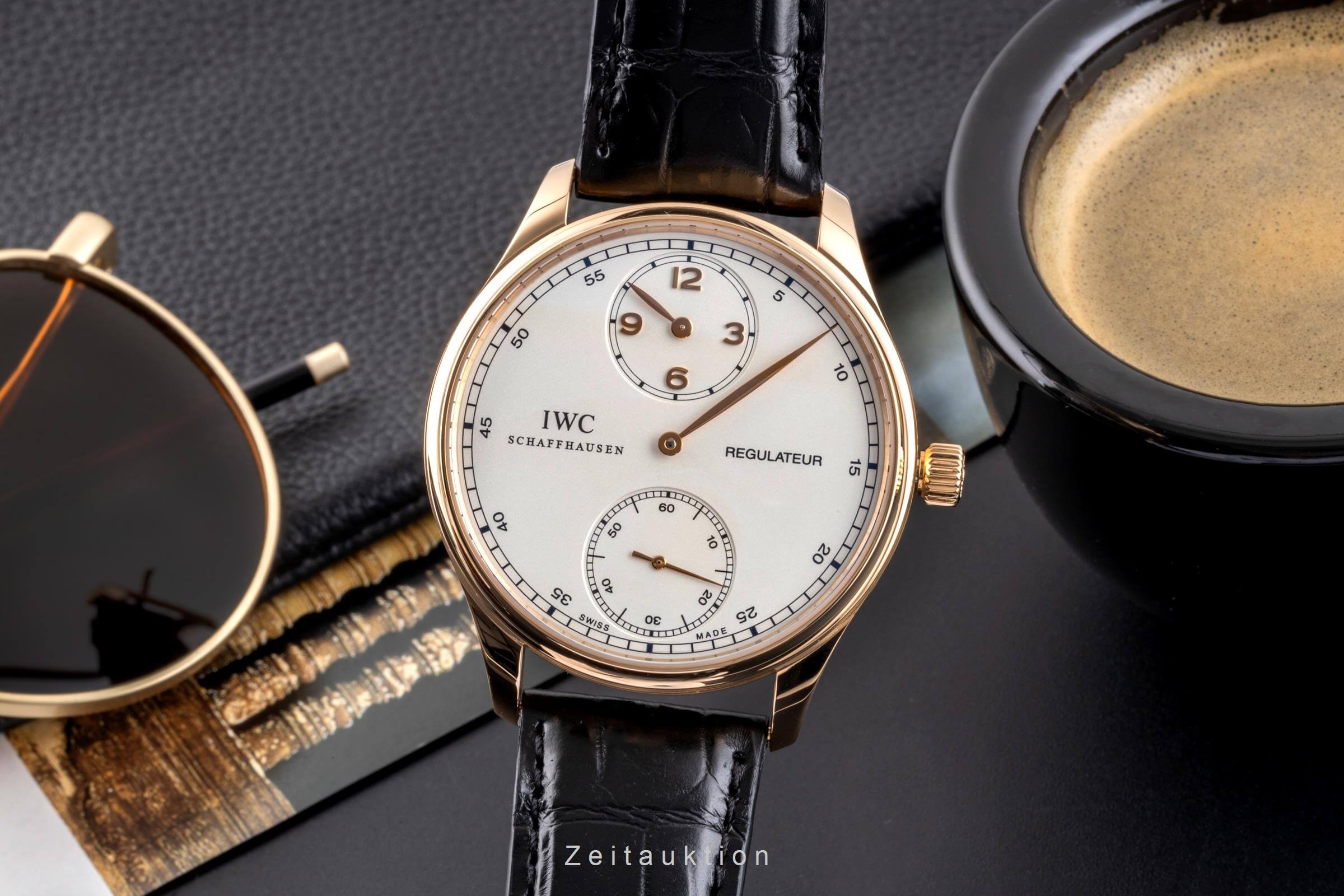 IWC Portugieser 18 ct gold manual winding Kal. C.98245 Ref. IW544402  | Zeitauktion