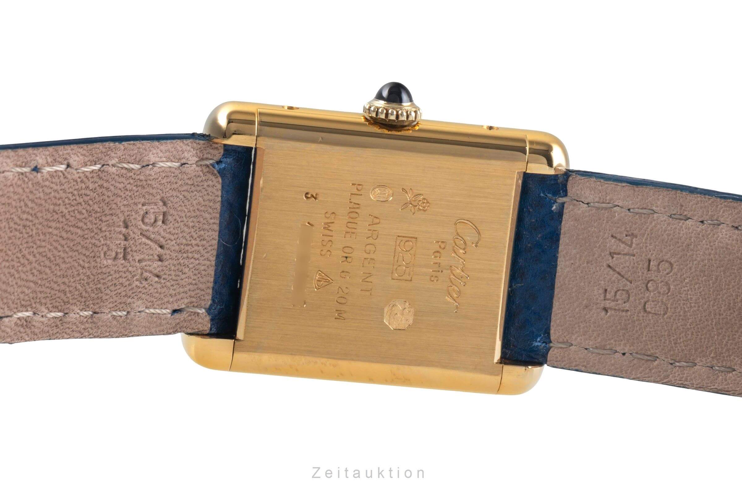 Cartier Tank silver-gilt manual winding Kal. 78-1 VINTAGE  | Zeitauktion