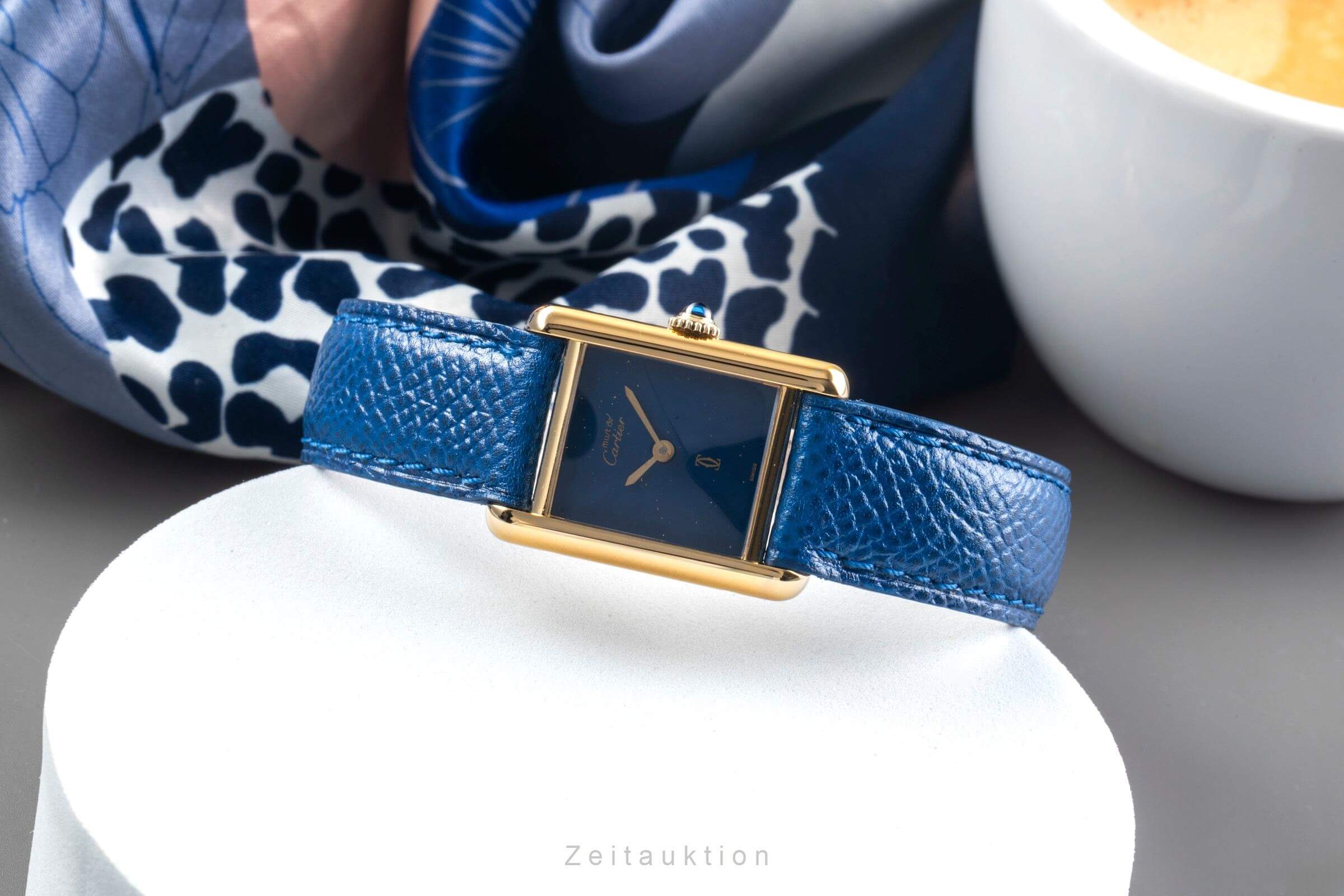 Cartier Tank silver-gilt manual winding Kal. 78-1 VINTAGE  | Zeitauktion