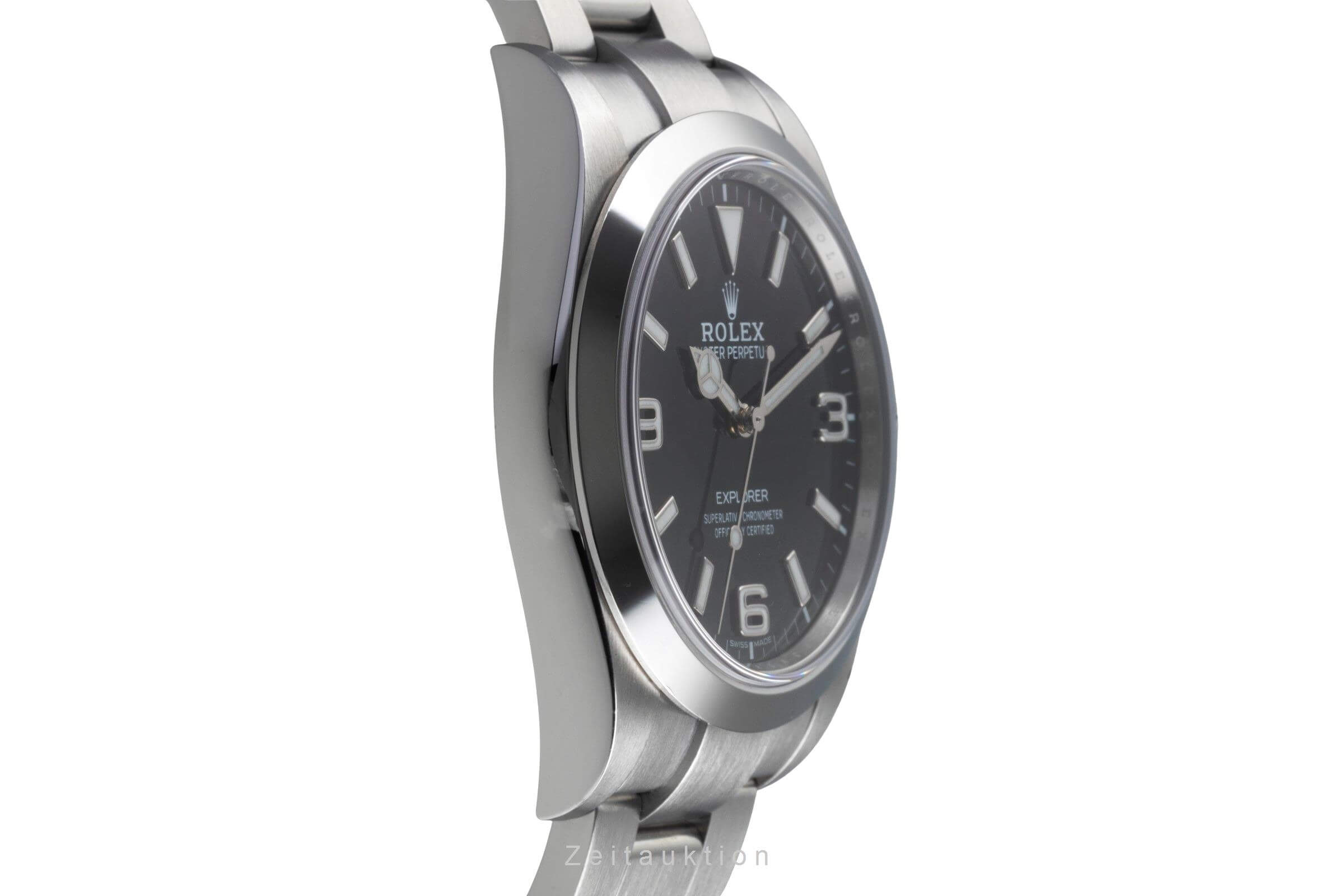 Rolex Explorer steel automatic Kal. 3132 Ref. 214270  | Zeitauktion