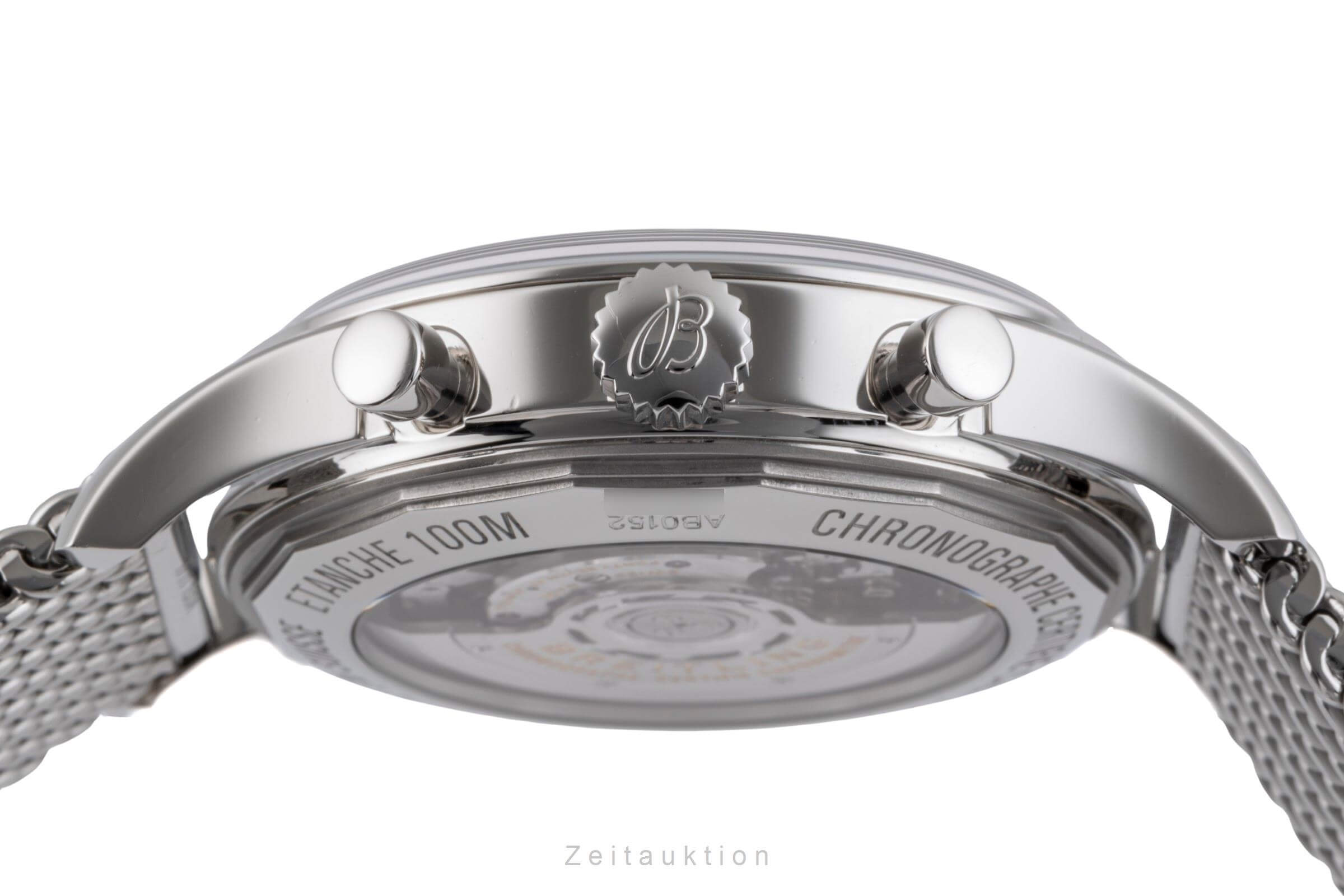 Breitling Transocean cronógrafo acero automático Kal. B01 Ref. AB0152  | Zeitauktion