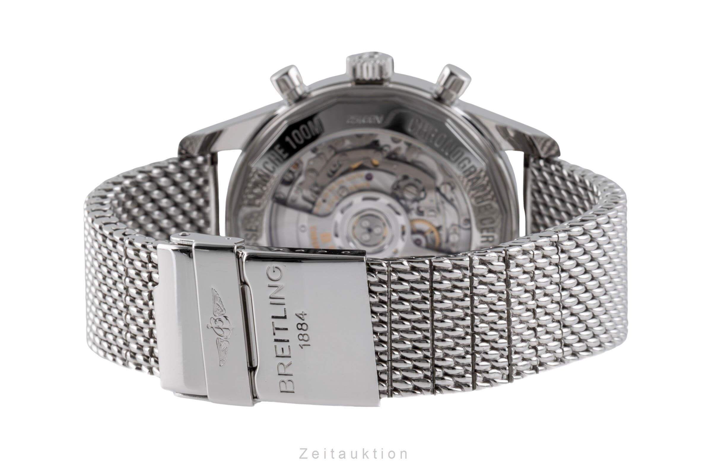 Breitling Transocean cronógrafo acero automático Kal. B01 Ref. AB0152  | Zeitauktion