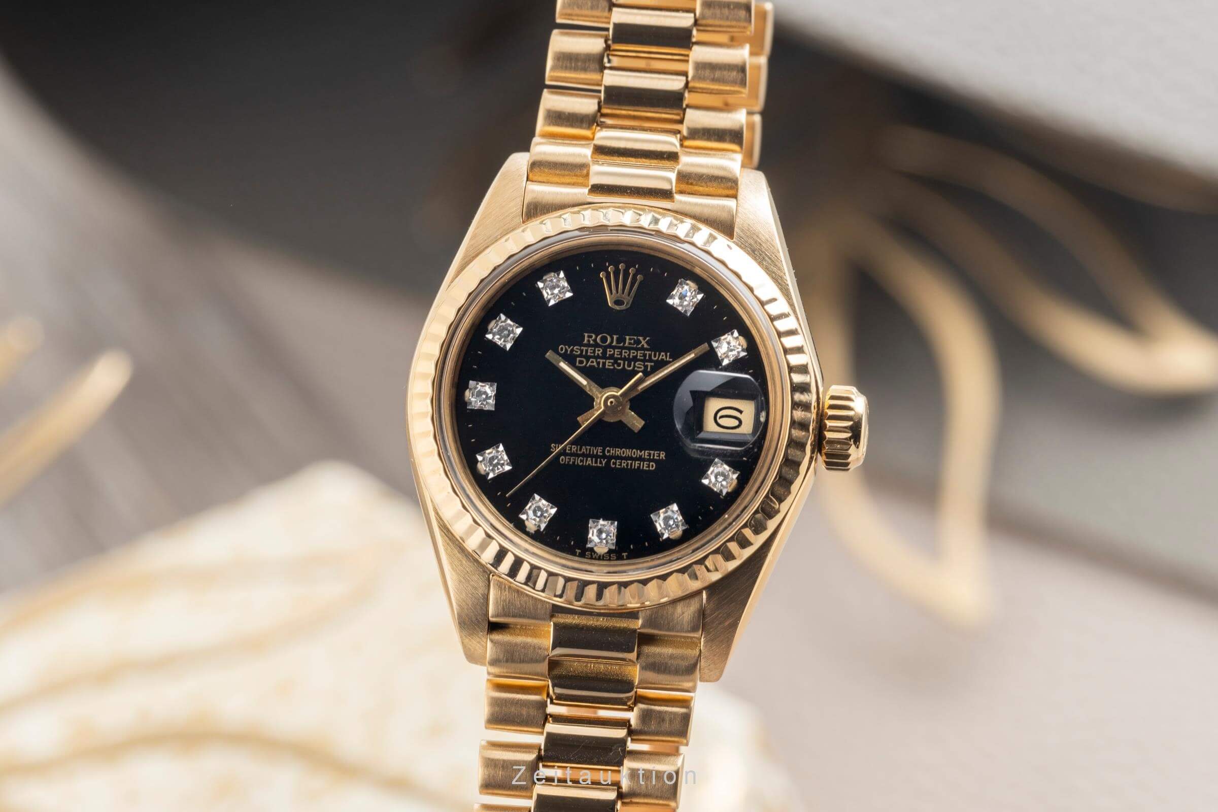 Rolex Lady Datejust 18k Gold Automatik Kal. 2030 Ref. 6917 VINTAGE  | Zeitauktion