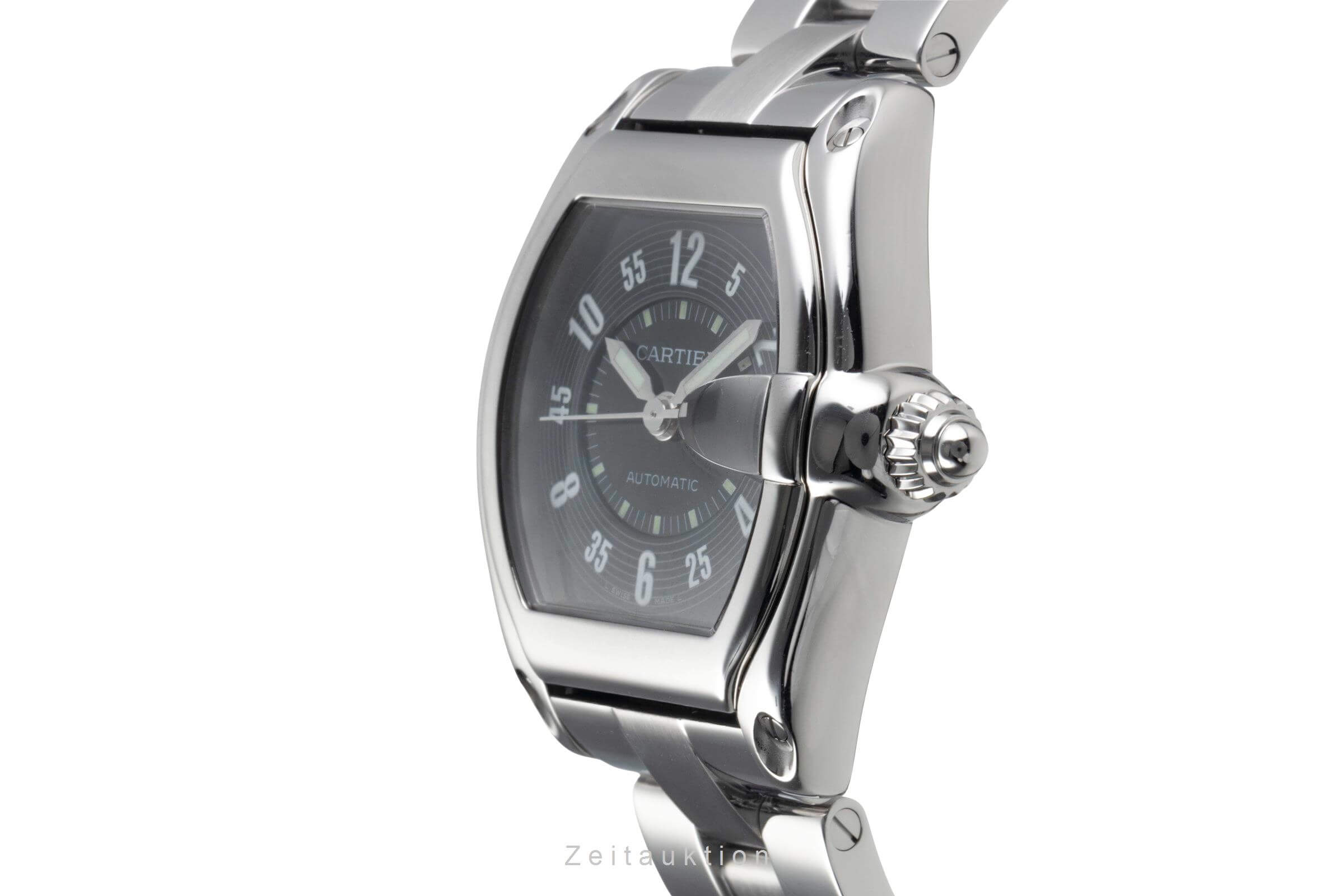 Cartier Roadster steel automatic Kal. 3110 Ref. W62004V3  | Zeitauktion