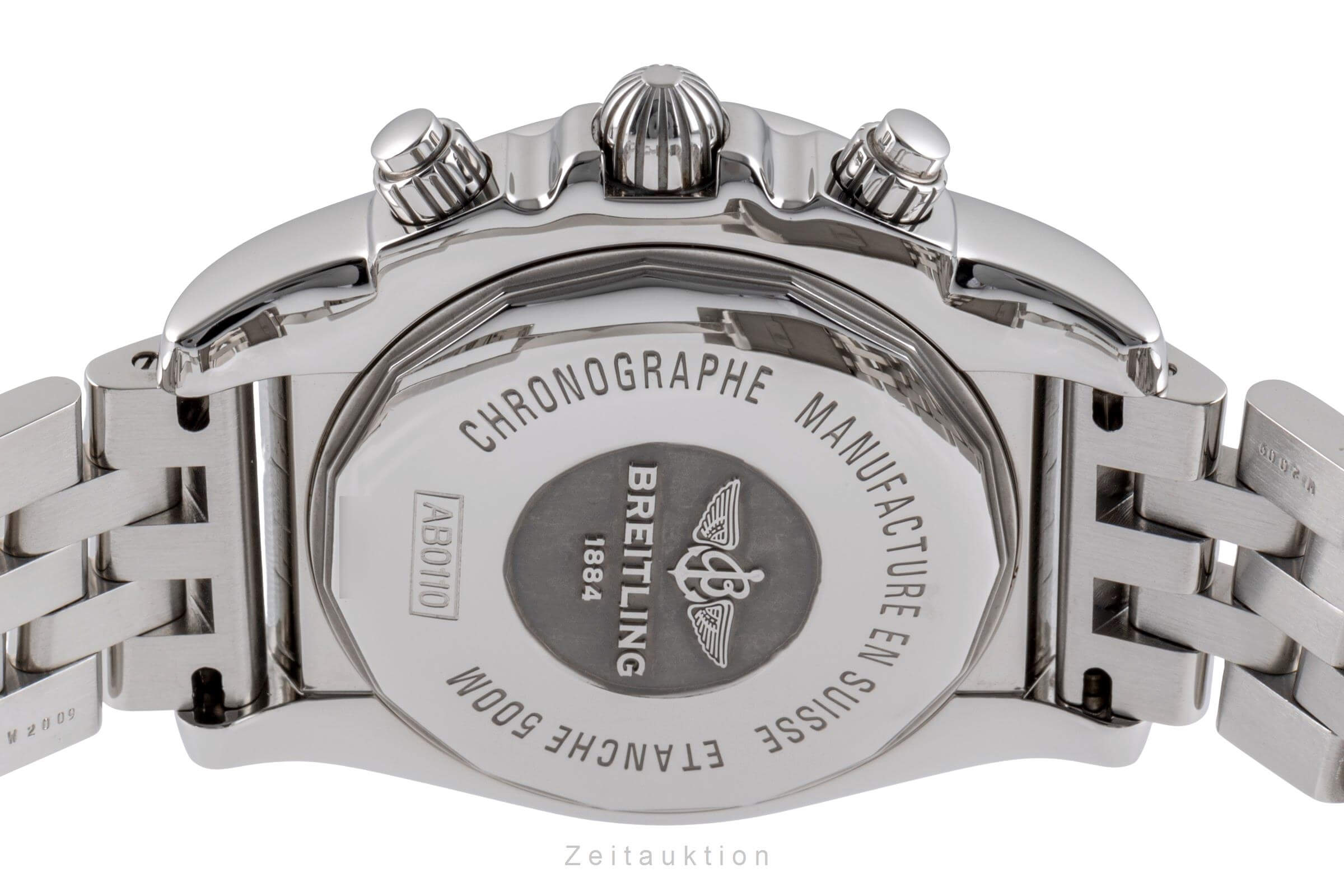 Breitling Chronomat 44 cronografo acciaio automatismo Kal. B01 Ref. AB0110,  AB011M24PA  | Zeitauktion