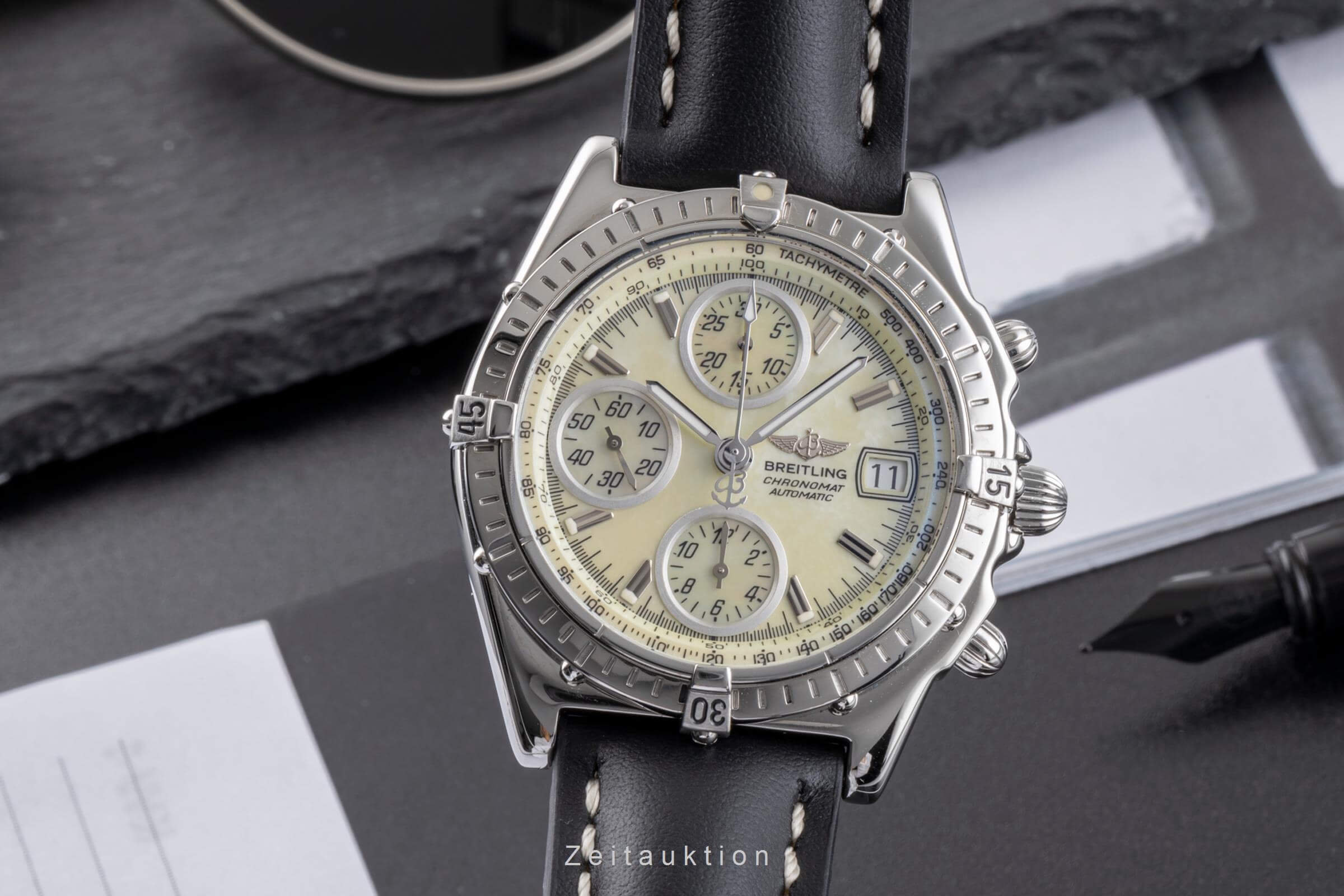 Breitling Chronomat chronograph steel automatic Kal. B13 Ref. A13050.1  | Zeitauktion