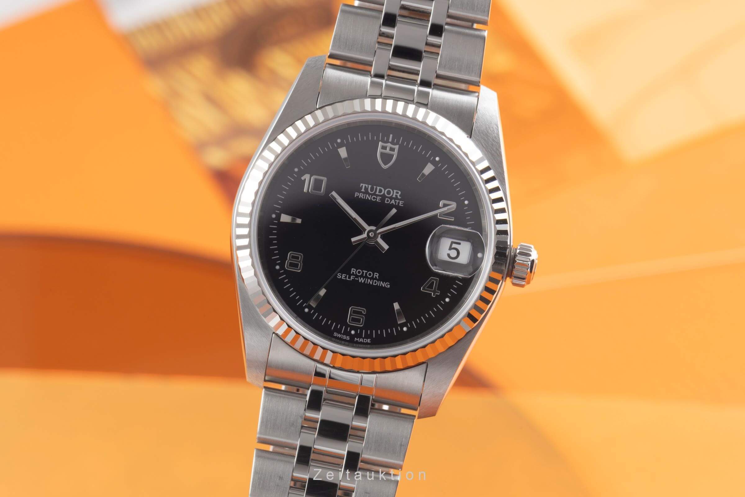 Tudor Prince Date acero / oro blanco automático Ref. 74034-0012  | Zeitauktion
