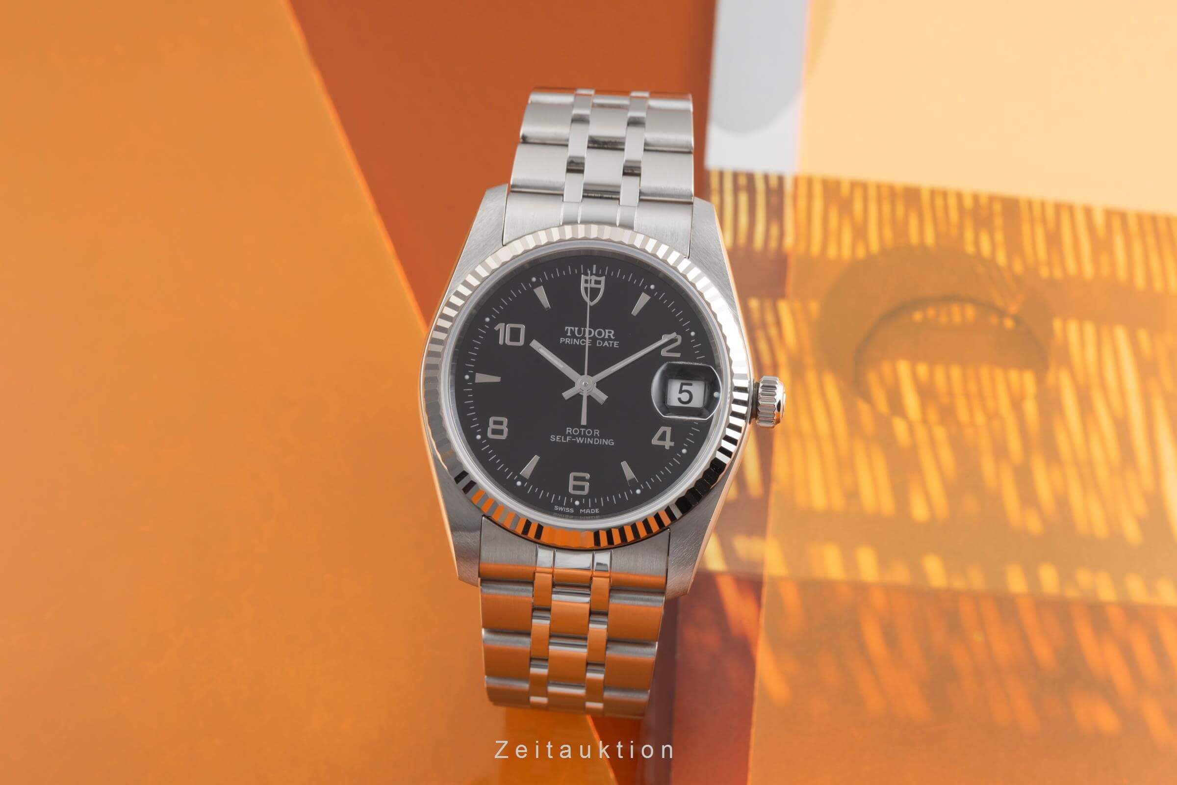 Tudor Prince Date acero / oro blanco automático Ref. 74034-0012  | Zeitauktion