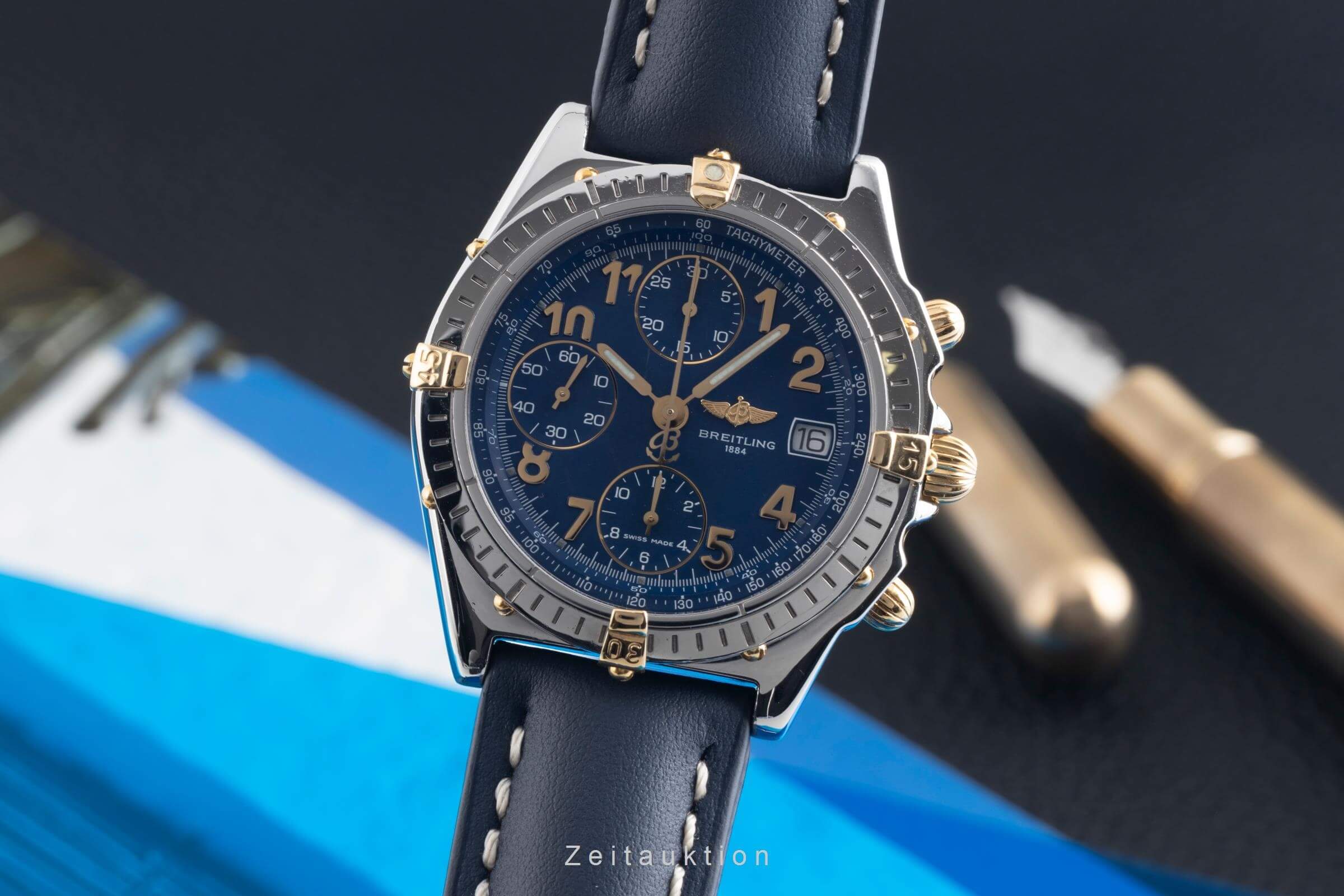 Breitling Chronomat chronograph steel / gold automatic Kal. B13 Ref. B13050.1  | Zeitauktion