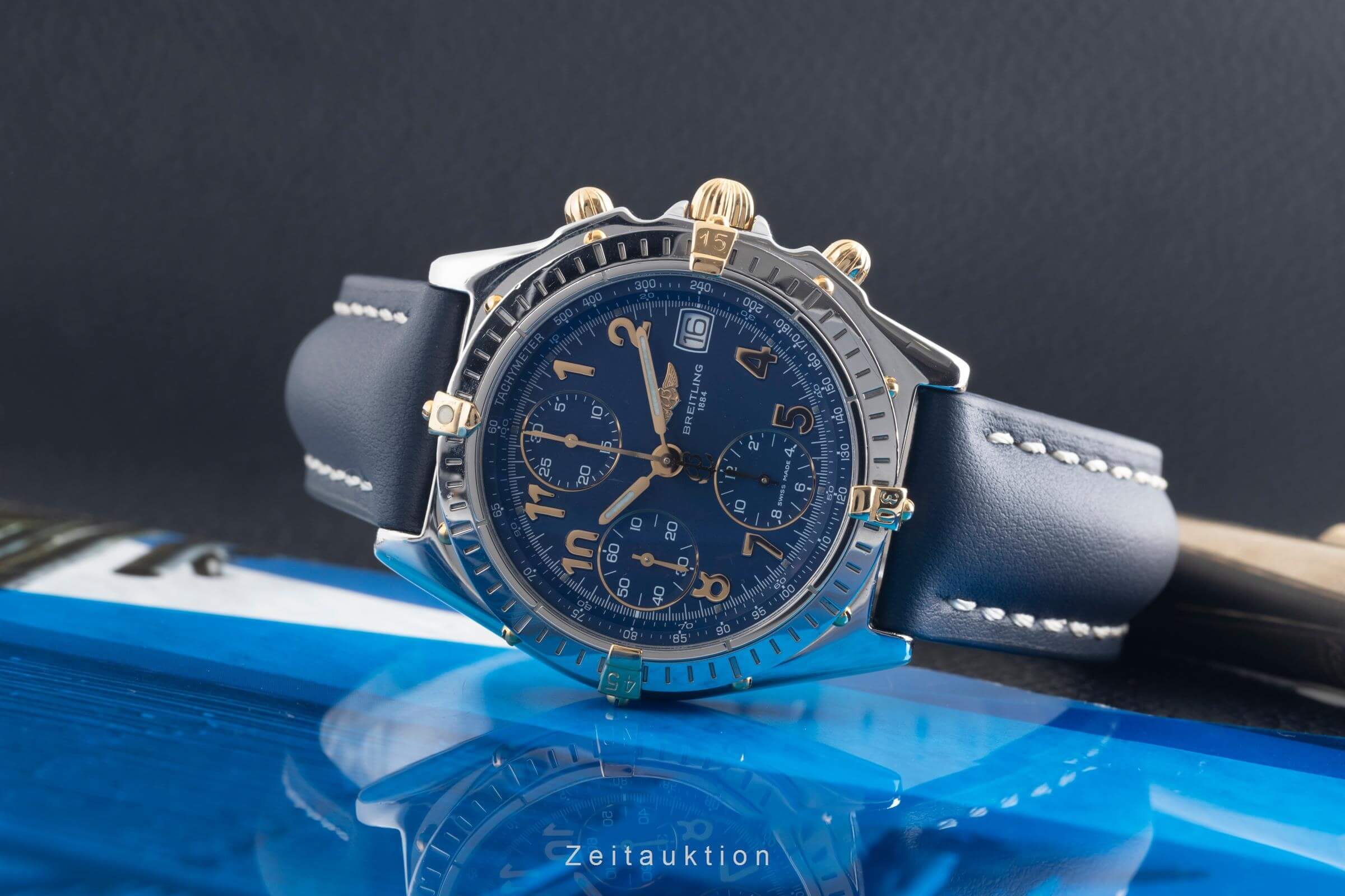 Breitling Chronomat chronograph steel / gold automatic Kal. B13 Ref. B13050.1  | Zeitauktion