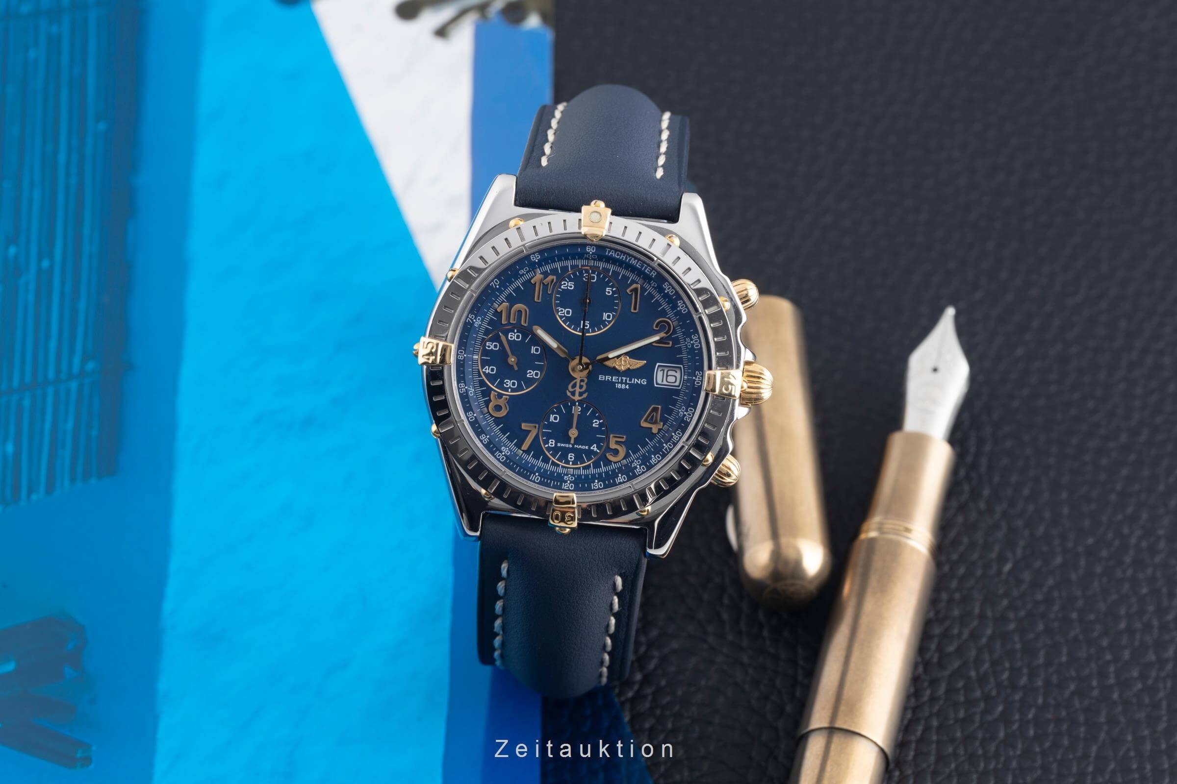 Breitling Chronomat chronograph steel / gold automatic Kal. B13 Ref. B13050.1  | Zeitauktion