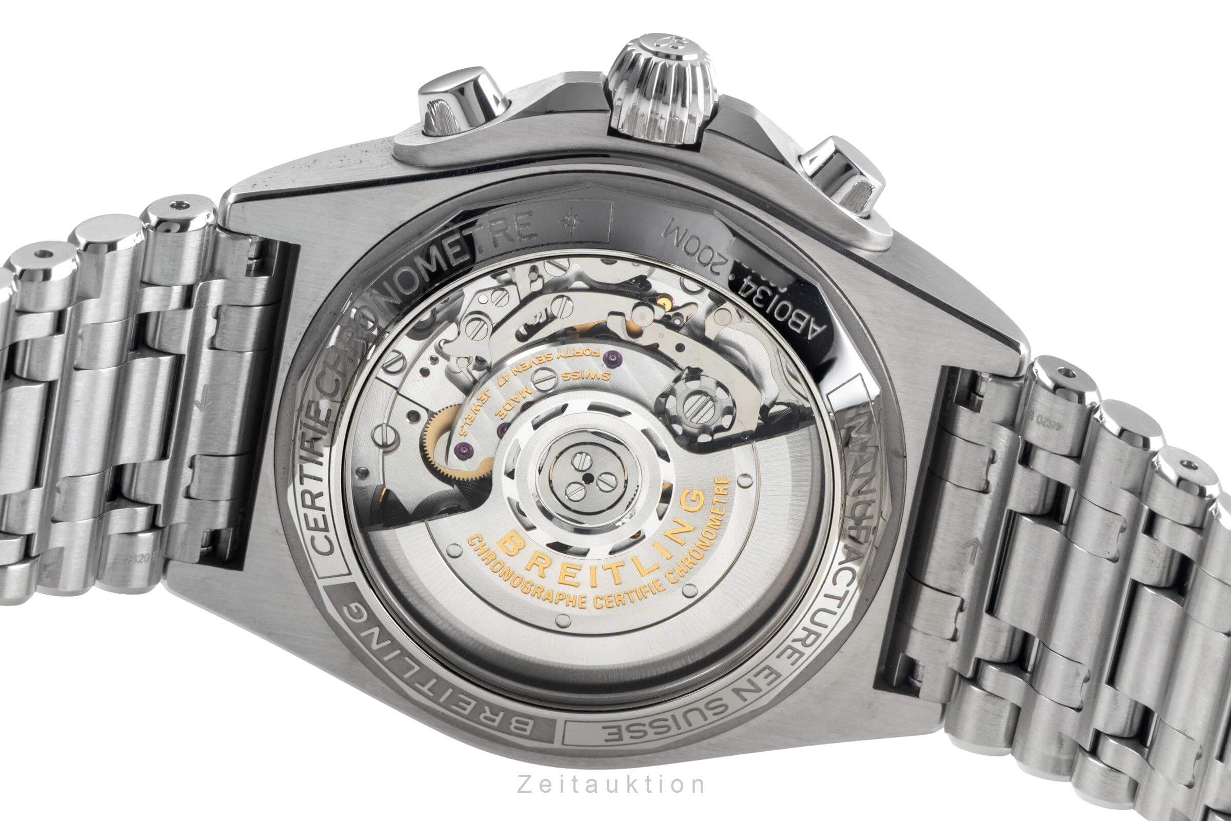 Breitling Chronomat Chronograph Stahl Automatik Kal. B01 Ref. AB0134101G1A1  | Zeitauktion