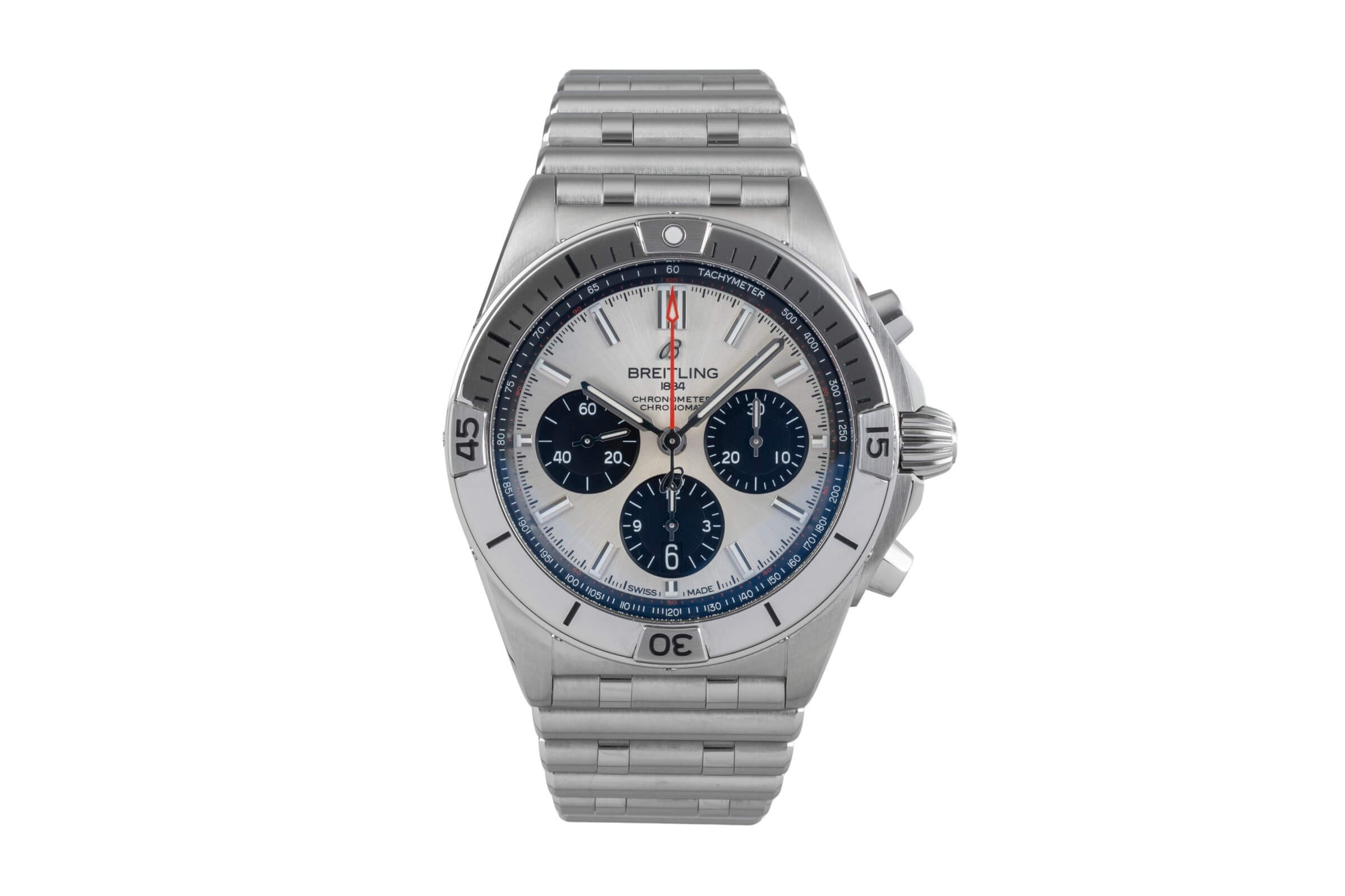 Breitling Chronomat chronographe acier automatique Kal. B01 Ref. AB0134101G1A1  | Zeitauktion