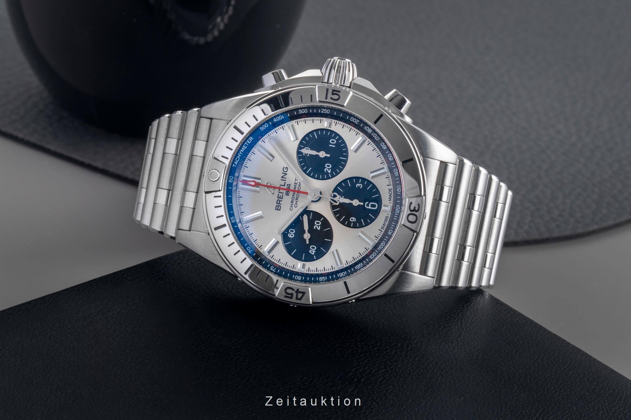 Breitling Chronomat Chronograph Stahl Automatik Kal. B01 Ref. AB0134101G1A1  | Zeitauktion