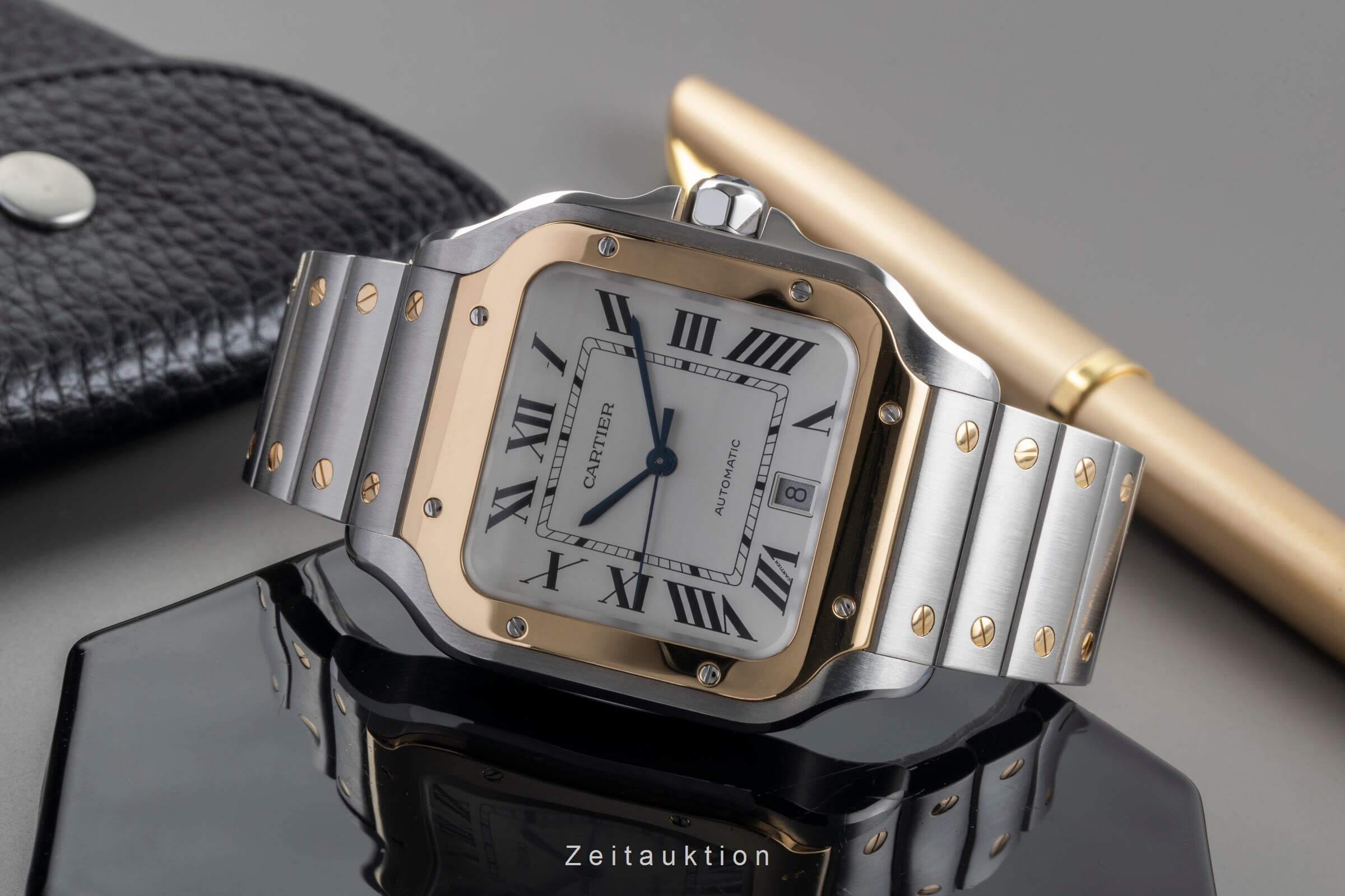Cartier Santos acero / oro automático Kal. 1847 MC Ref. W2SA0009  | Zeitauktion