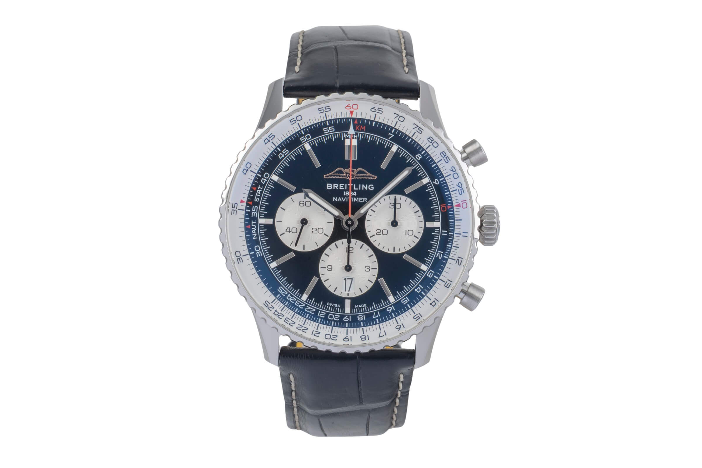 Breitling Navitimer 01 chronograph steel automatic Kal. B01 Ref. AB0137211B1P1  | Zeitauktion