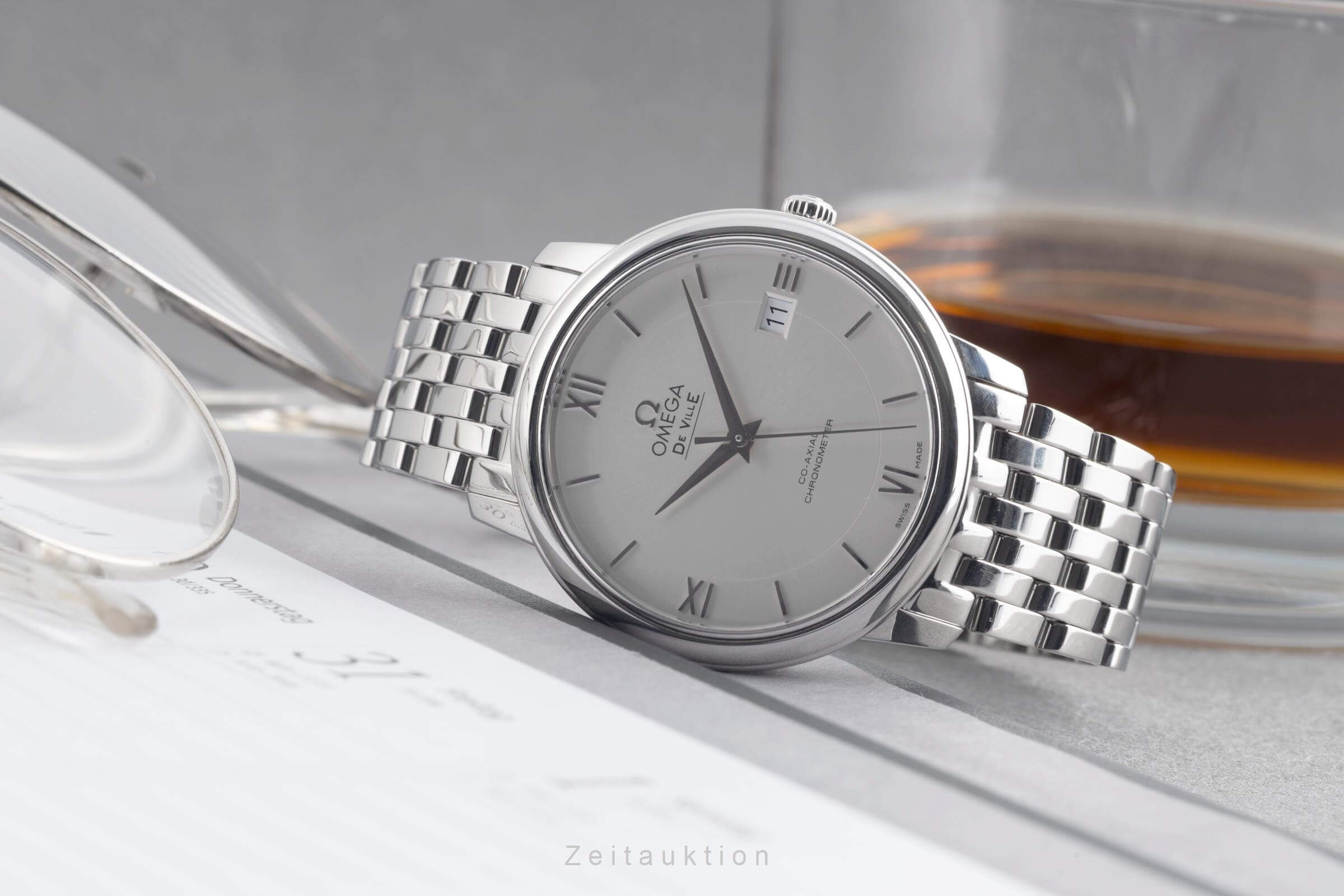 Omega De Ville acciaio automatismo Kal. 2500 Ref. 424.10.37.20.02.001  | Zeitauktion