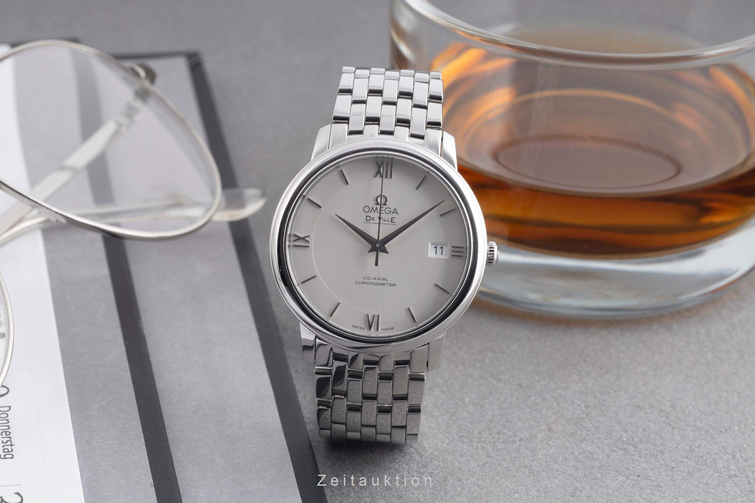 Omega De Ville acciaio automatismo Kal. 2500 Ref. 424.10.37.20.02.001  | Zeitauktion