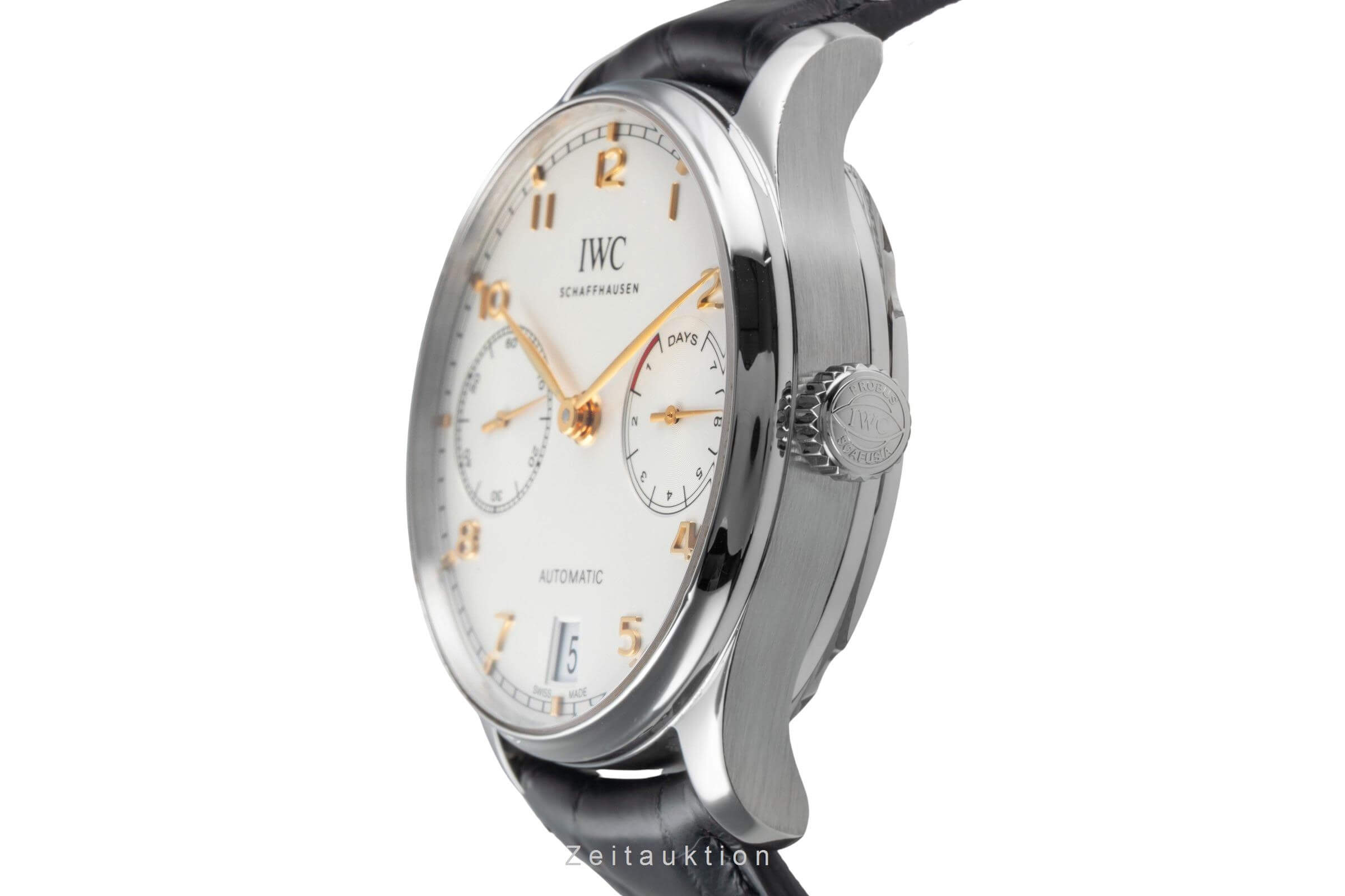 IWC Portugieser steel automatic Kal. C.52010 Ref. IW500704  | Zeitauktion