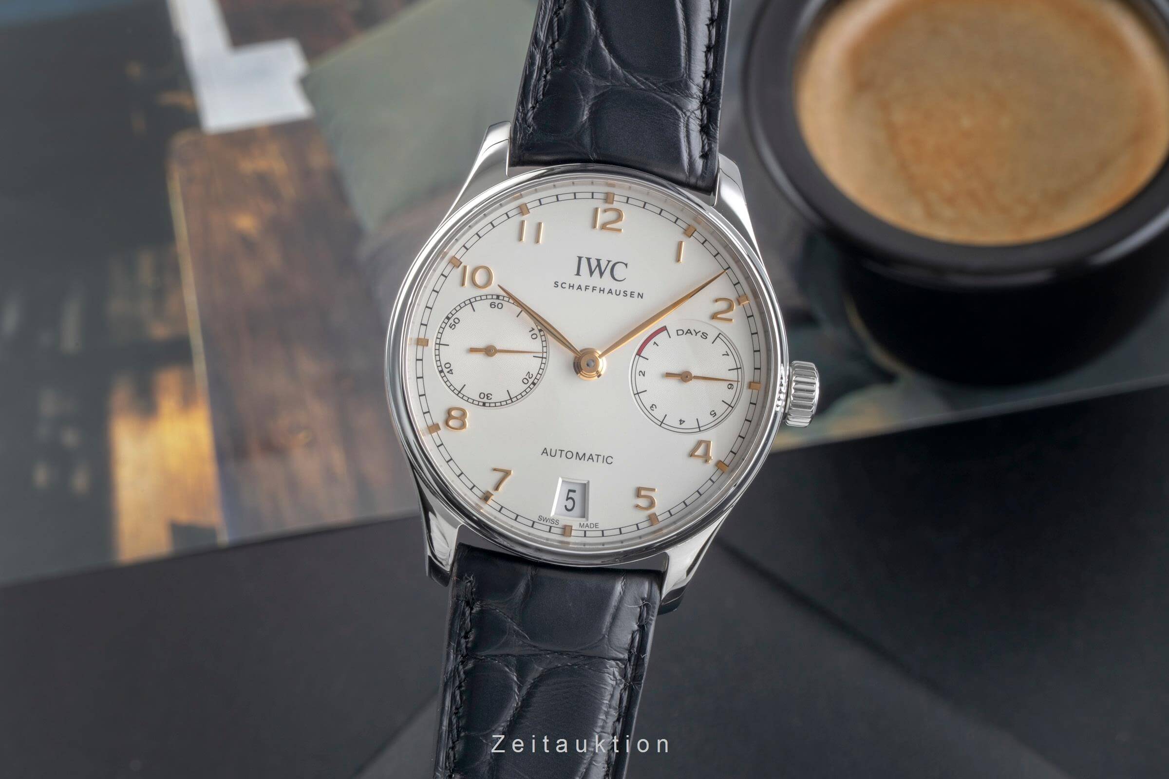 IWC Portugieser steel automatic Kal. C.52010 Ref. IW500704  | Zeitauktion