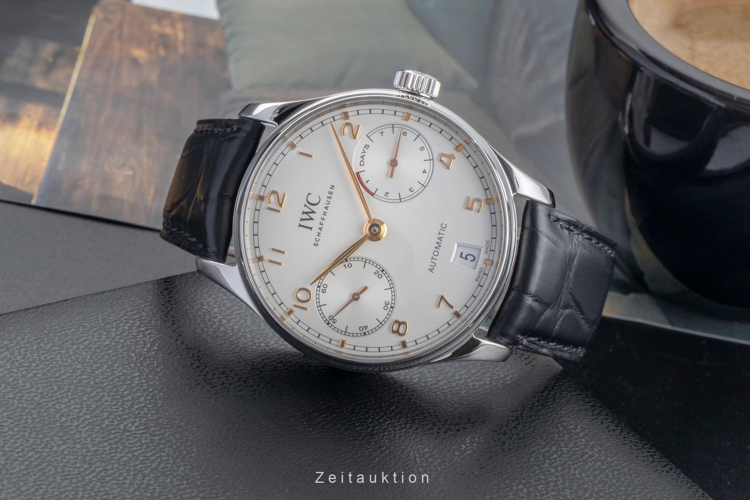 IWC Portugieser steel automatic Kal. C.52010 Ref. IW500704  | Zeitauktion