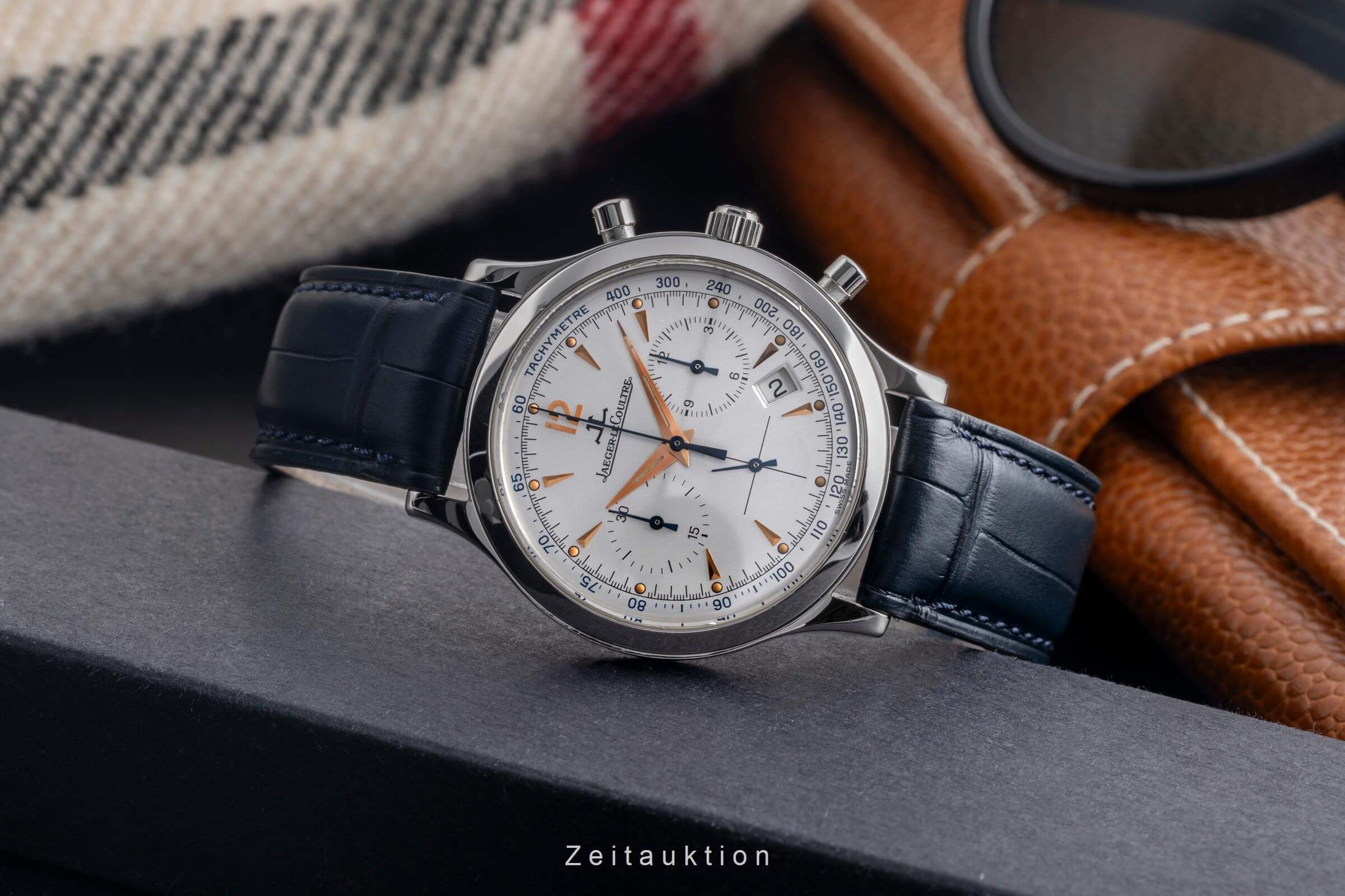 Jaeger-LeCoultre Master Control chronographe acier quartz Kal. 630 Ref. 145.8.31  | Zeitauktion