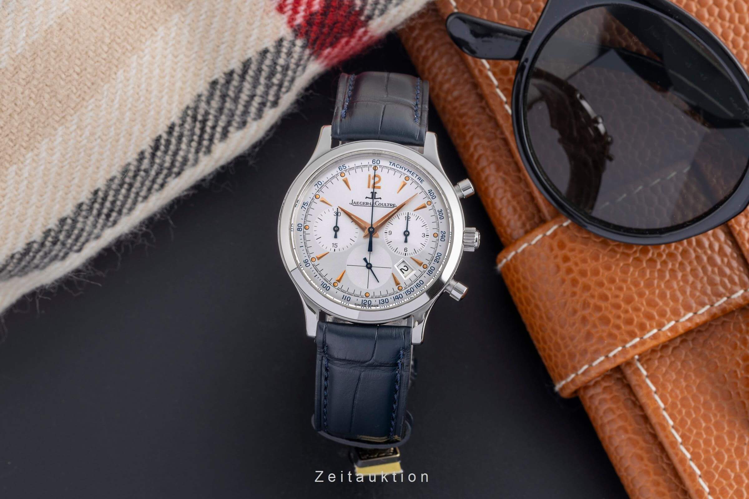 Jaeger-LeCoultre Master Control chronographe acier quartz Kal. 630 Ref. 145.8.31  | Zeitauktion