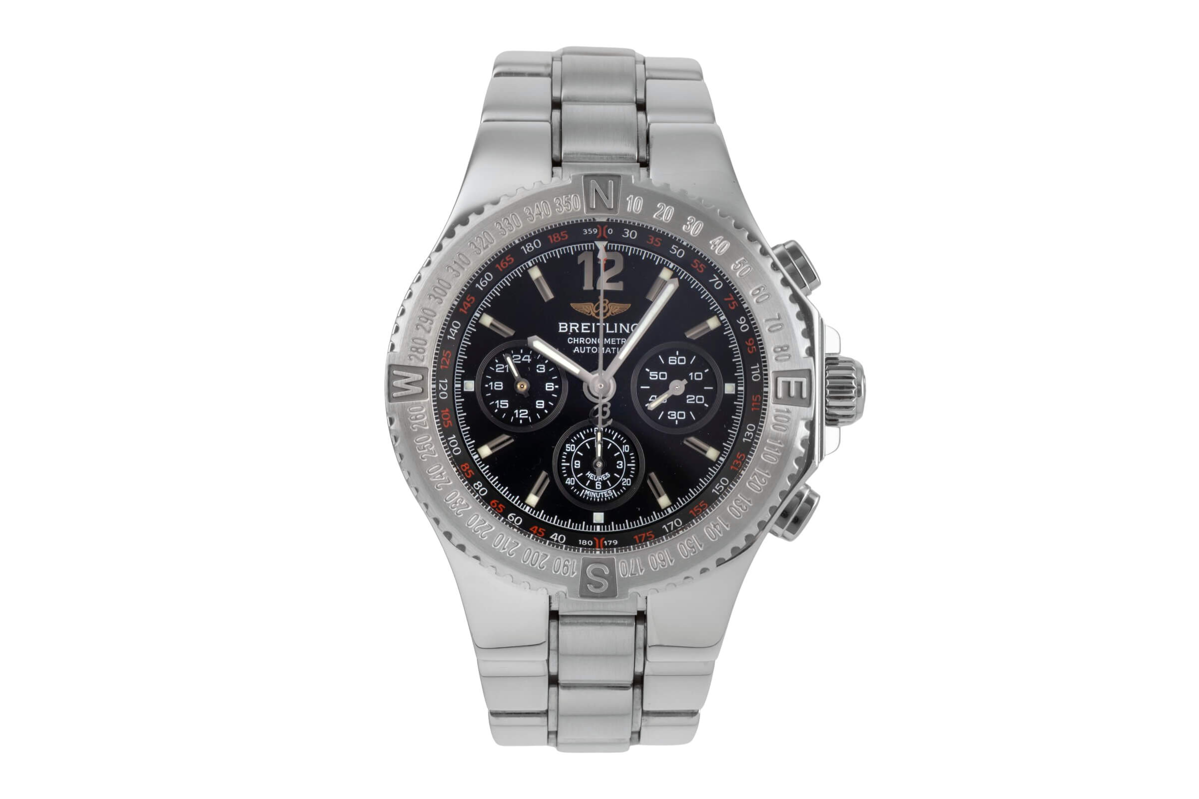 Breitling Hercules chronographe acier automatique Kal. B39 Ref. A39362  | Zeitauktion