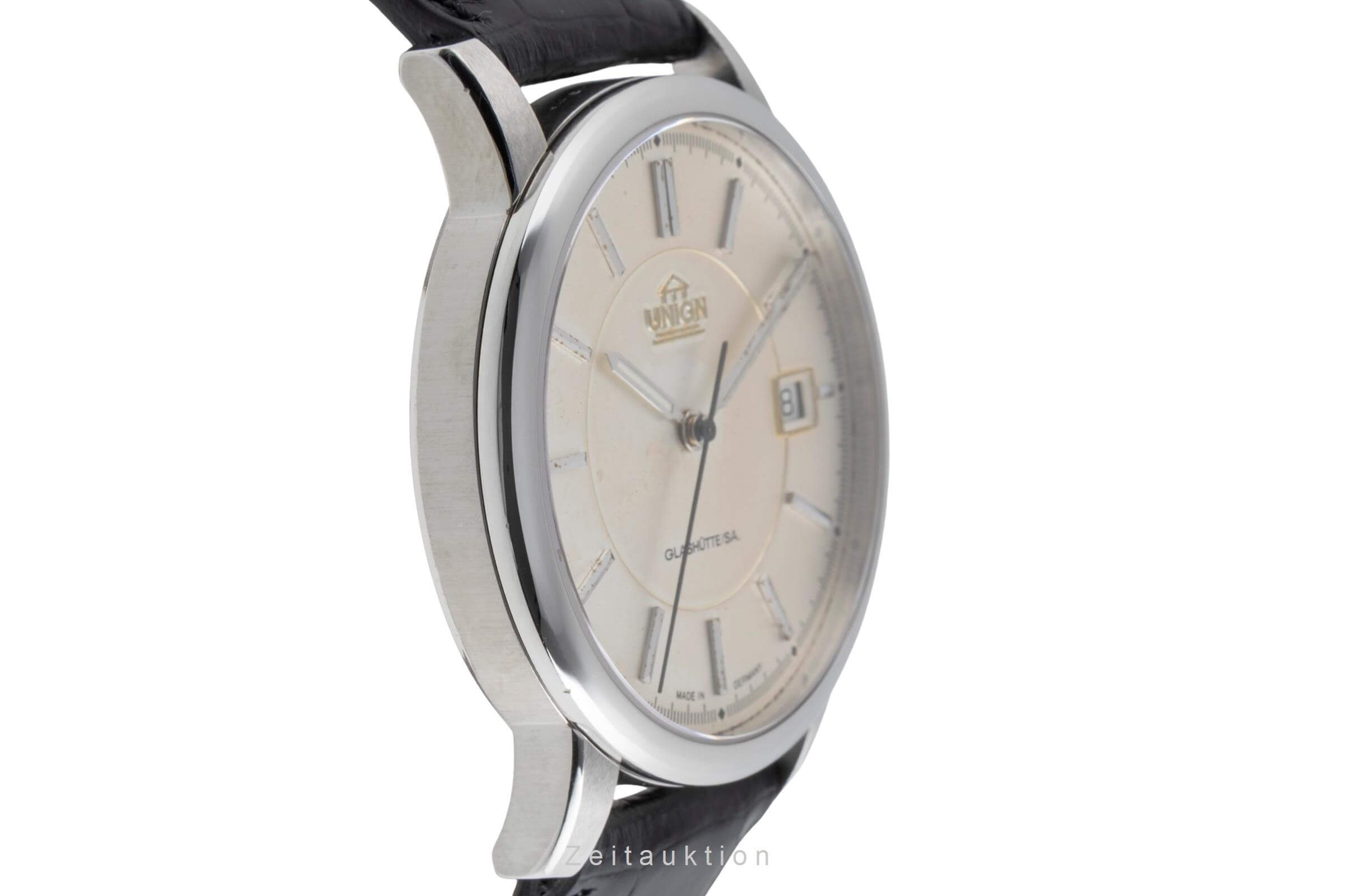 Union Glashütte Klassik Stahl Automatik Kal. 26 Ref. 26-11-15-02-10  | Zeitauktion