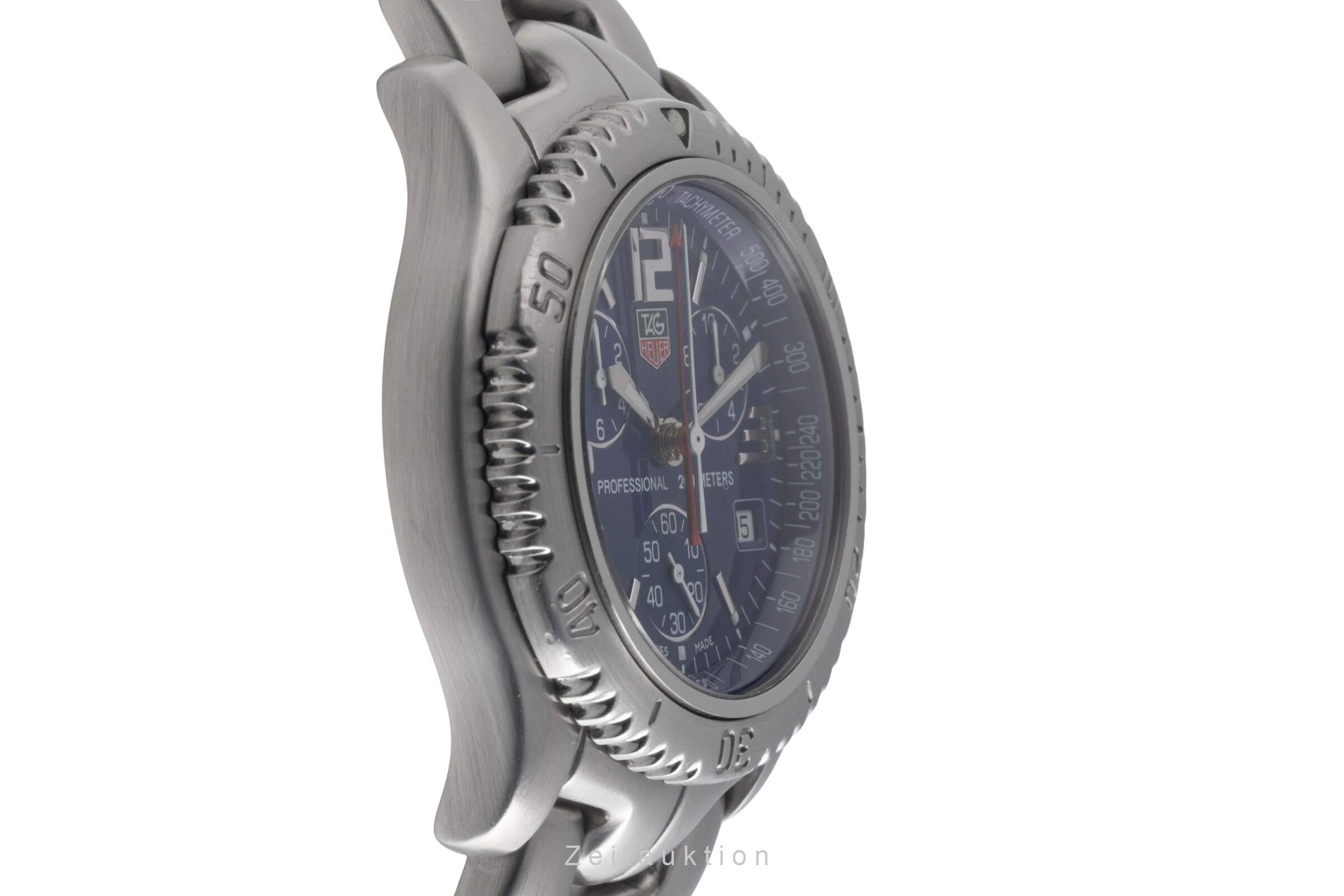 Tag Heuer Professional chronograph steel quartz Ref. CT1110  | Zeitauktion