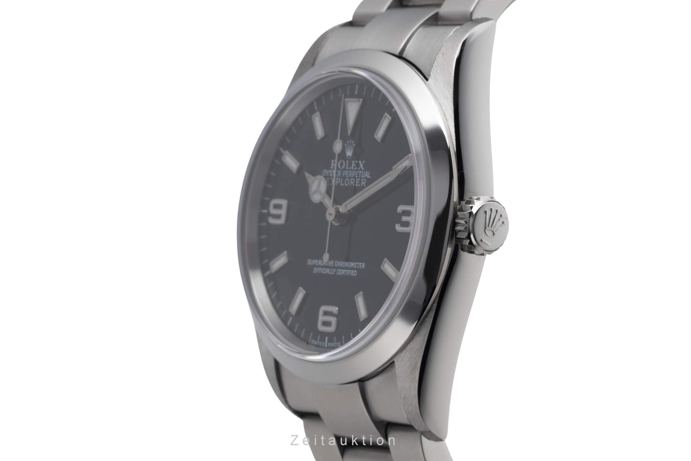 Rolex Explorer acciaio automatismo Kal. 3130 Ref. 114270  | Zeitauktion