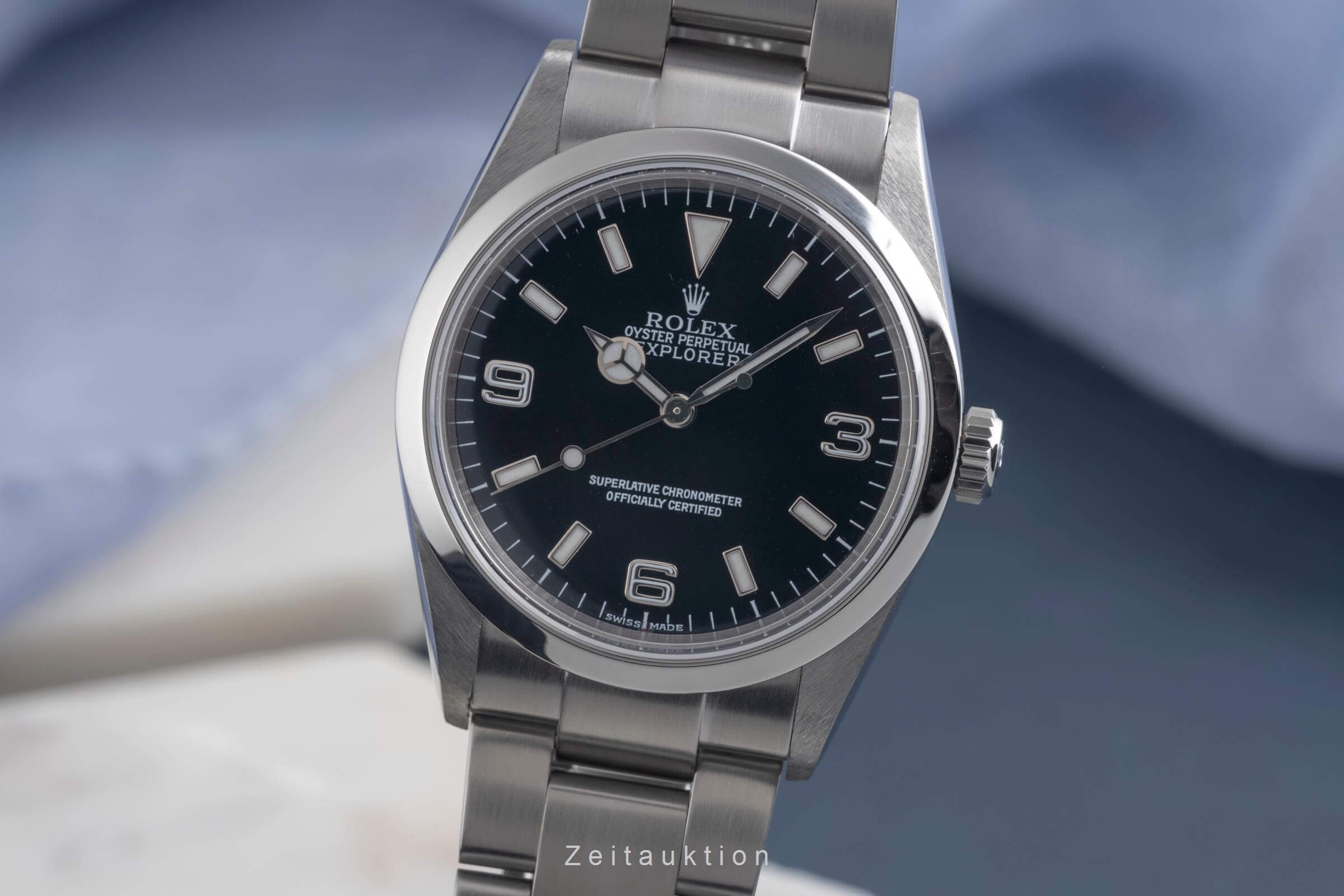 Rolex Explorer acciaio automatismo Kal. 3130 Ref. 114270  | Zeitauktion