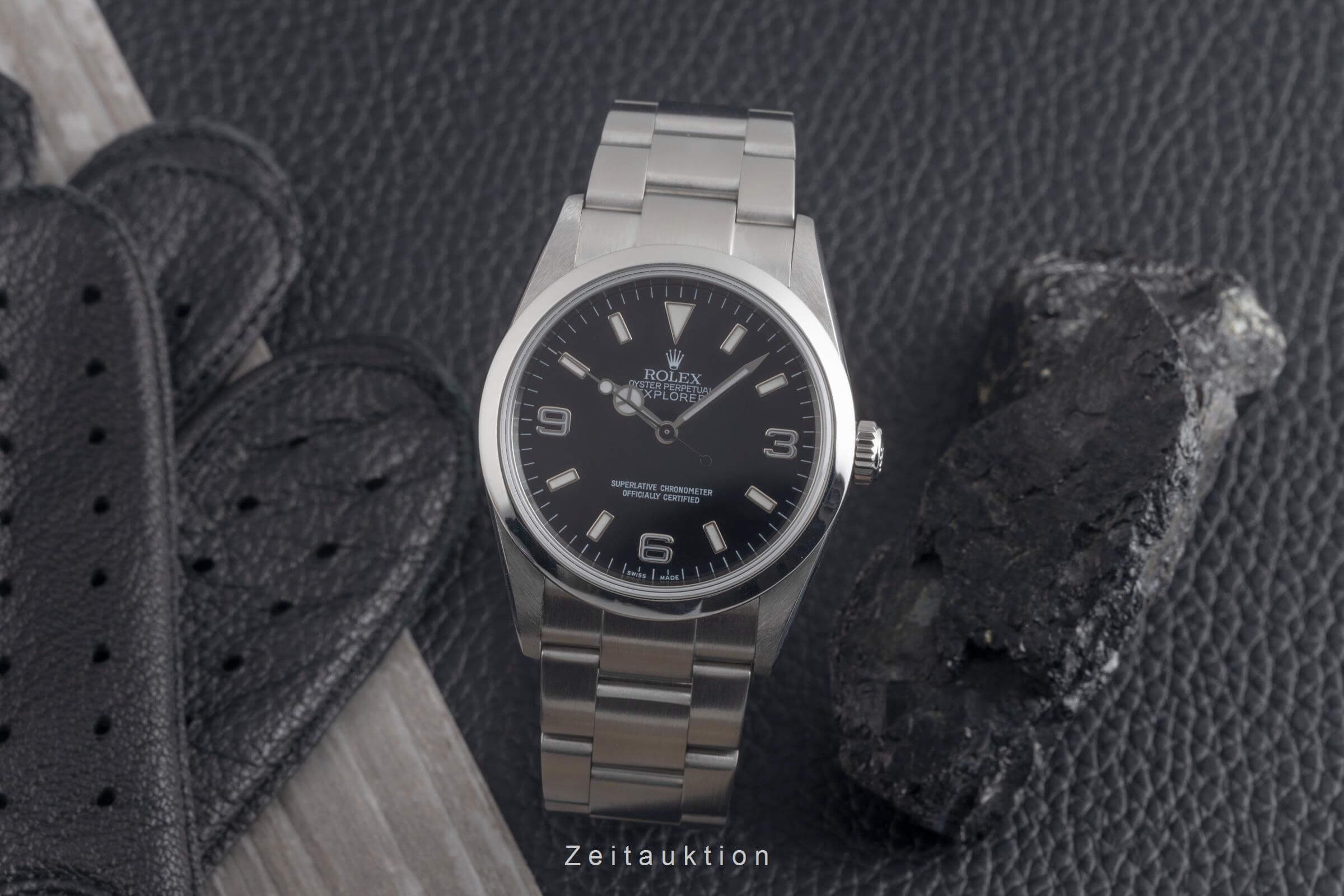 Rolex Explorer acciaio automatismo Kal. 3130 Ref. 114270  | Zeitauktion