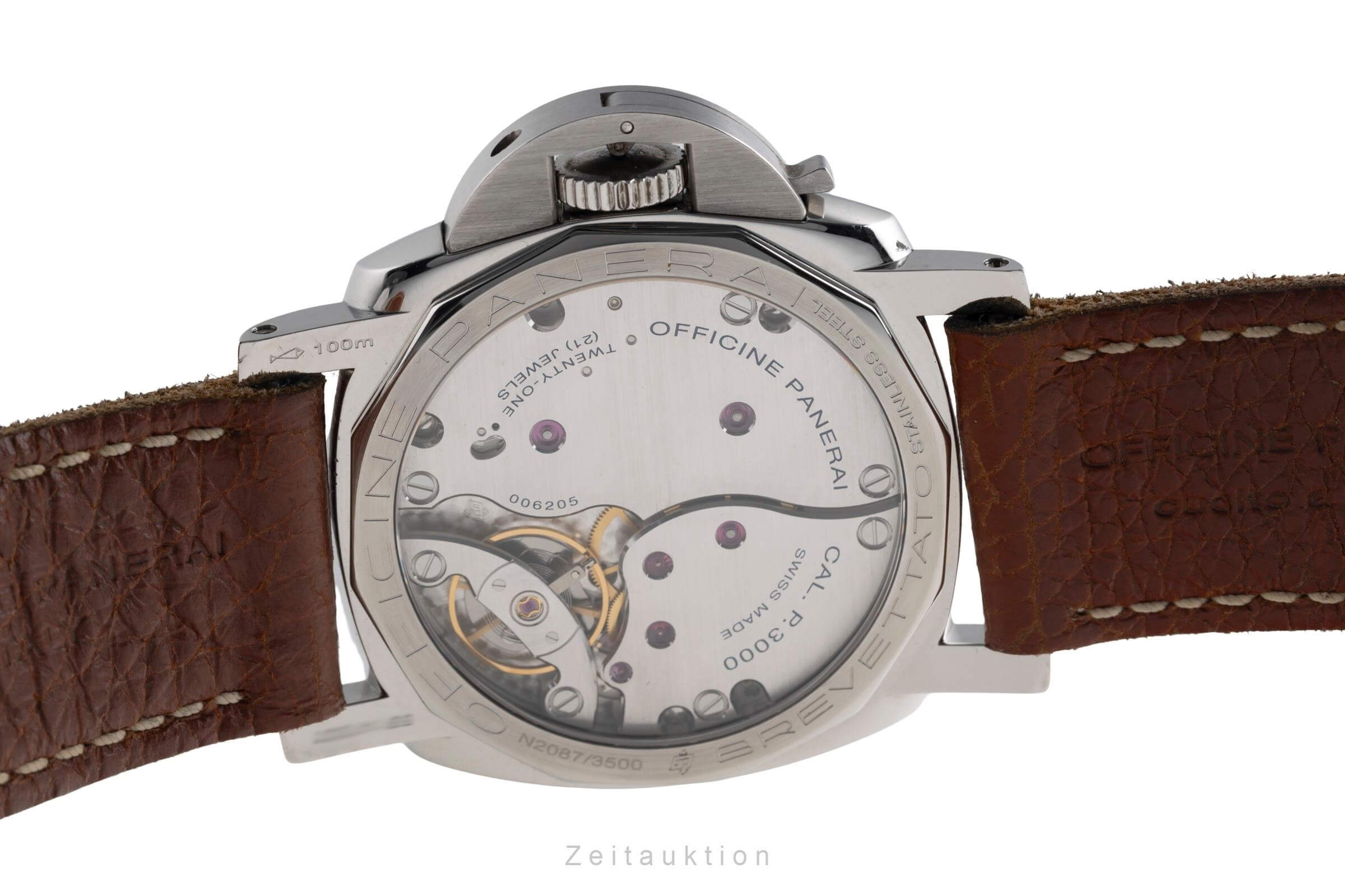Panerai Luminor  steel manual winding Kal. P.3000 Ref. PAM00372  | Zeitauktion