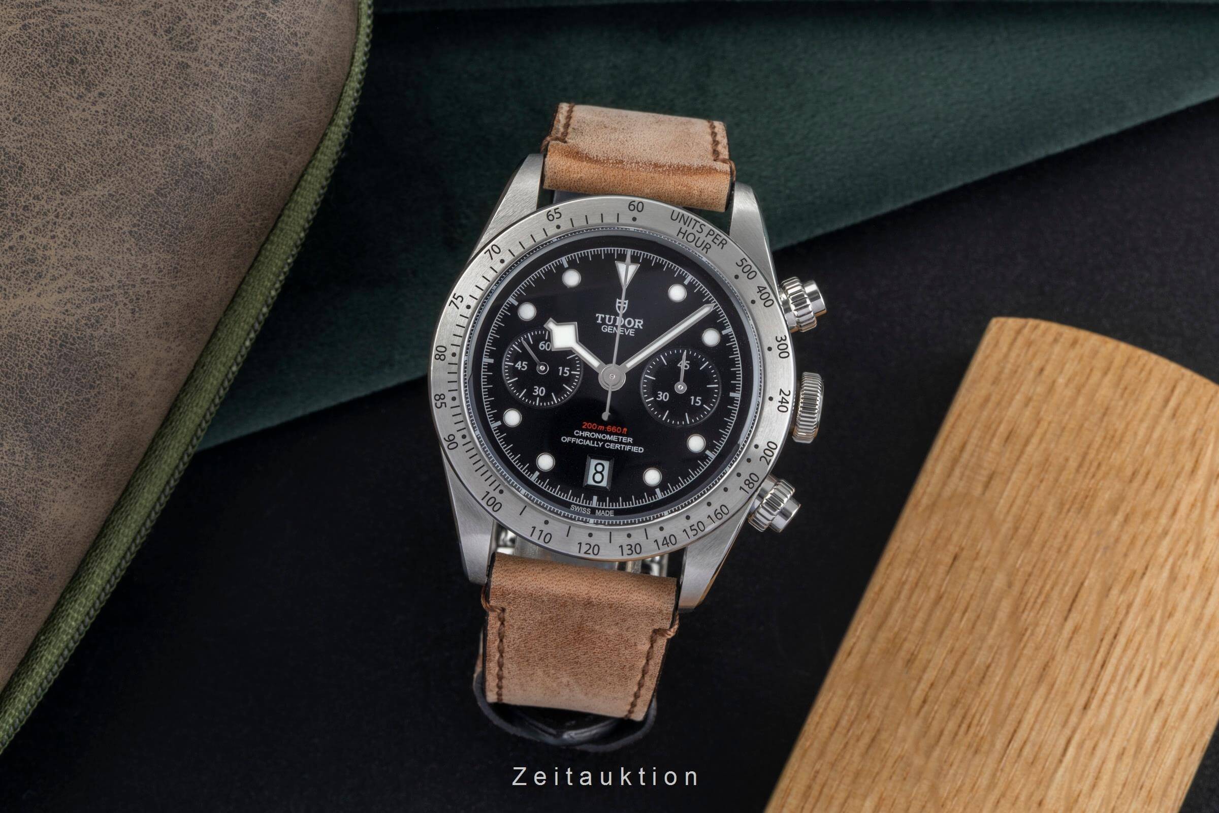 Tudor Heritage Black Bay chronographe acier automatique Kal. MT5813 Ref. 79350  | Zeitauktion