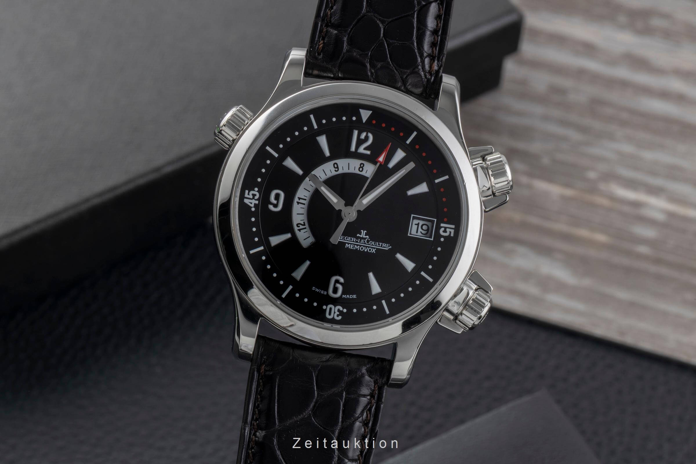 Jaeger LeCoultre Memovox Stahl Automatik Kal. 918 Ref. Q1708170  146.8.97/1  | Zeitauktion