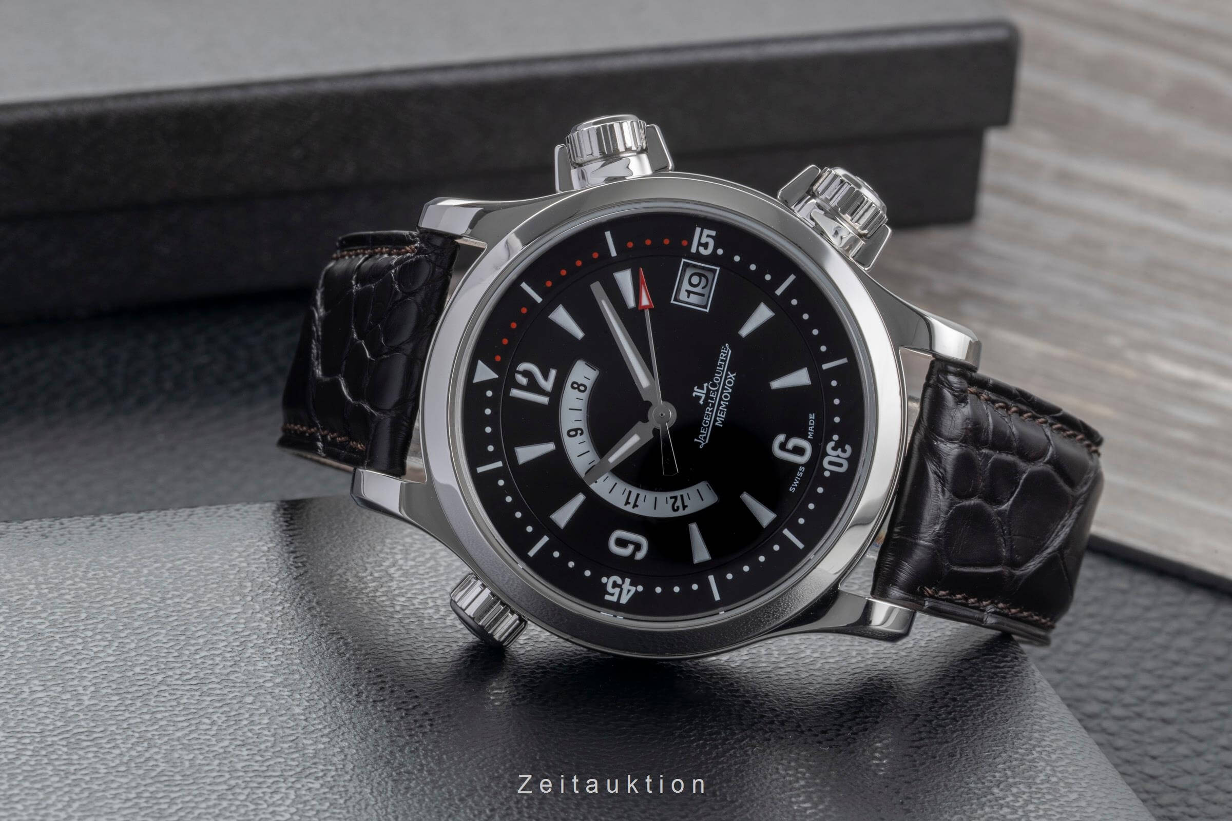 Jaeger LeCoultre Memovox Stahl Automatik Kal. 918 Ref. Q1708170  146.8.97/1  | Zeitauktion